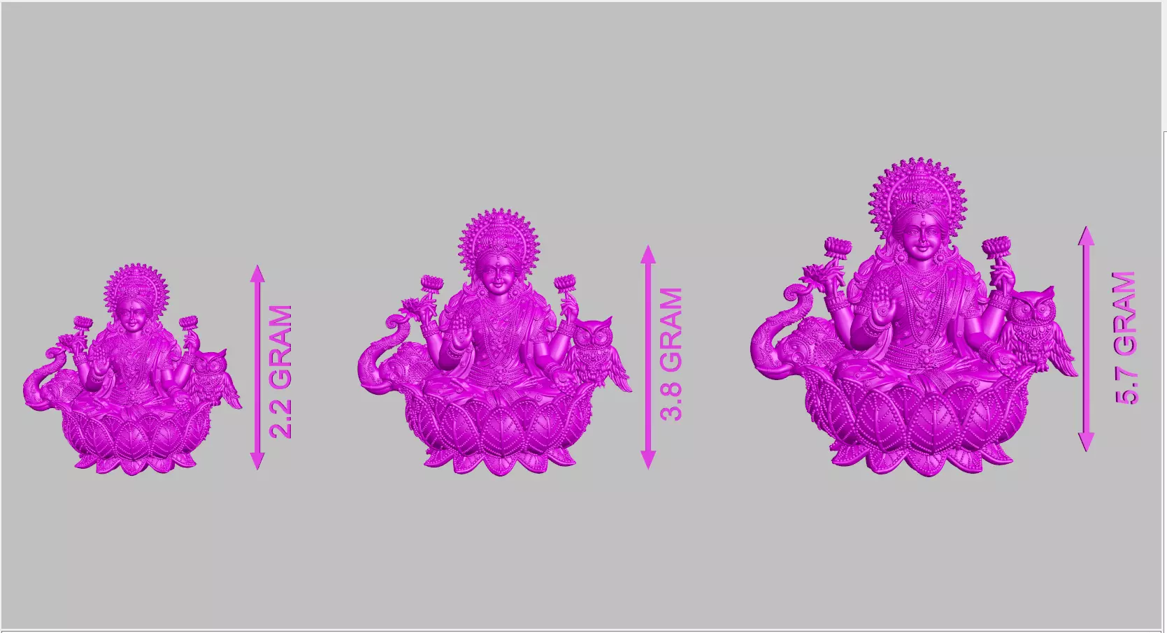 new 50 laxmi lot  3D print model_4