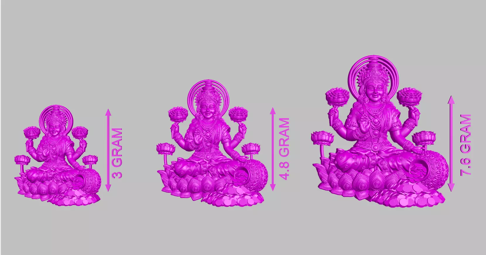new 50 laxmi lot  3D print model_22