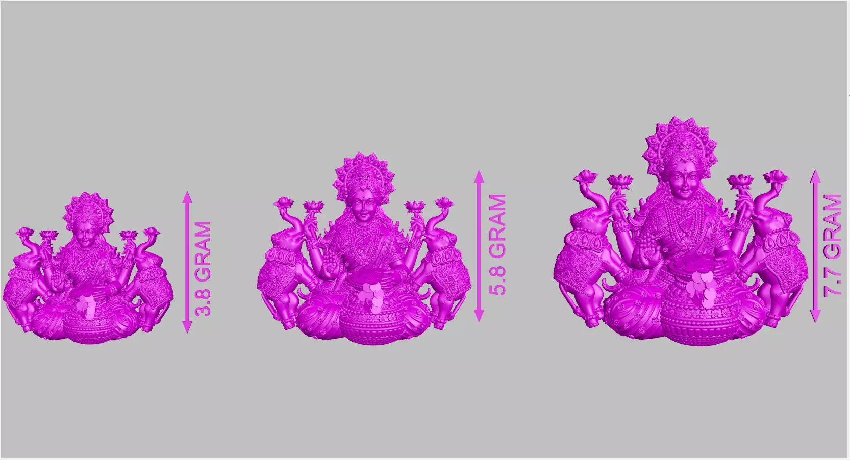 new 50 laxmi lot  3D print model_33