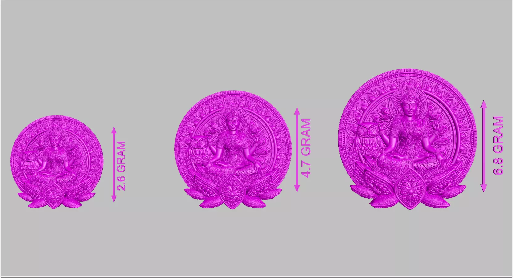 new 50 laxmi lot  3D print model_23