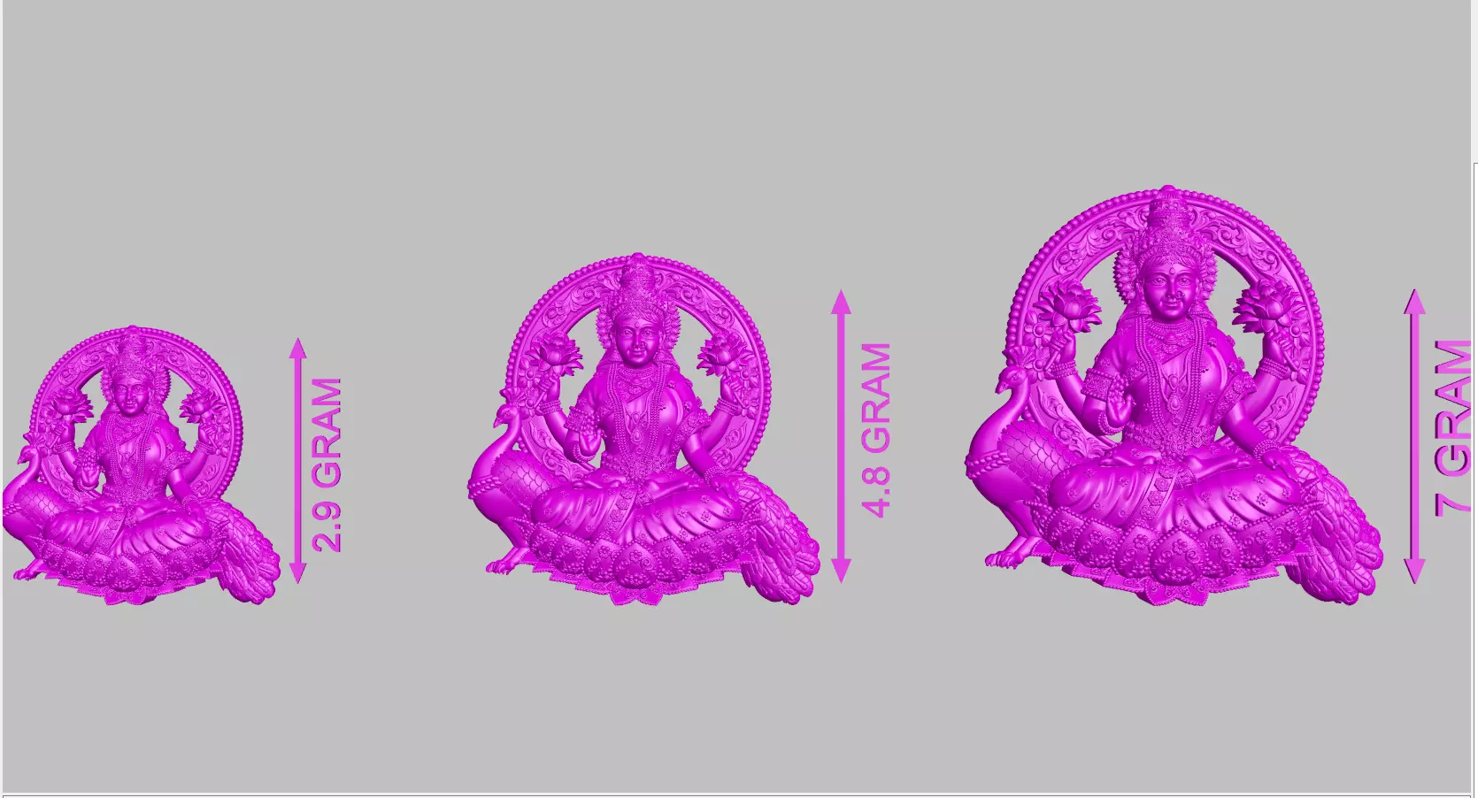 new 50 laxmi lot  3D print model_21