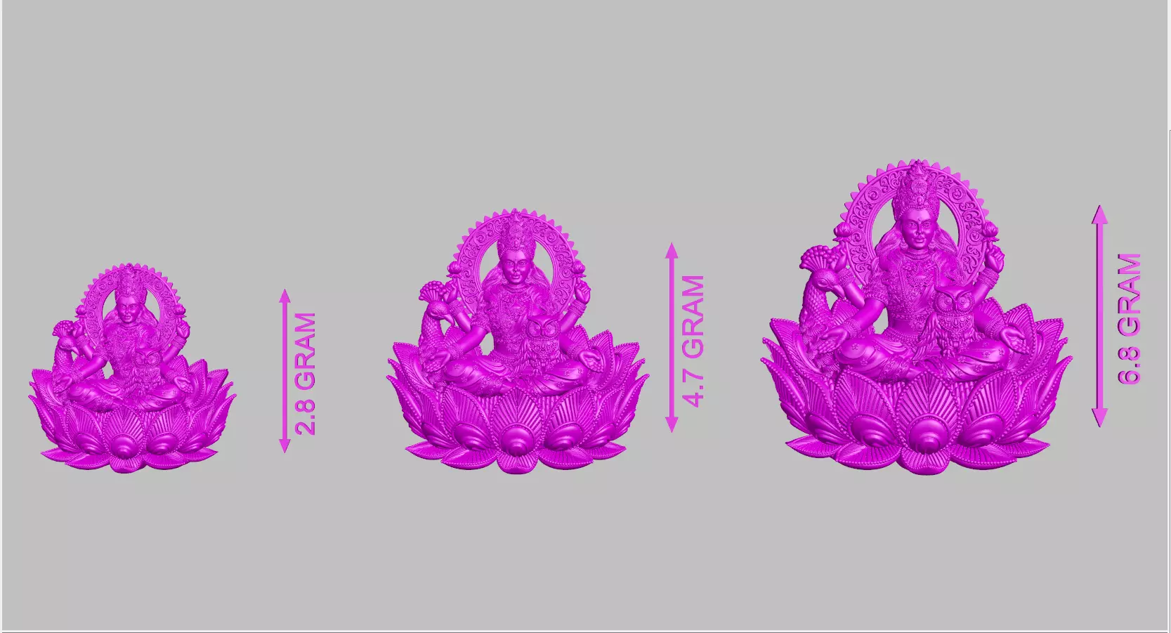 new 50 laxmi lot  3D print model_16