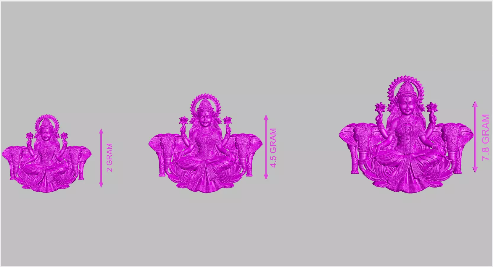 new 50 laxmi lot  3D print model_46