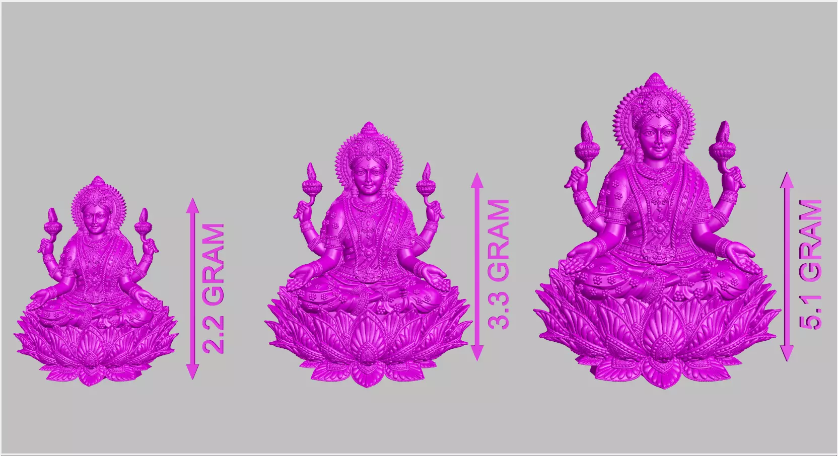 new 50 laxmi lot  3D print model_12