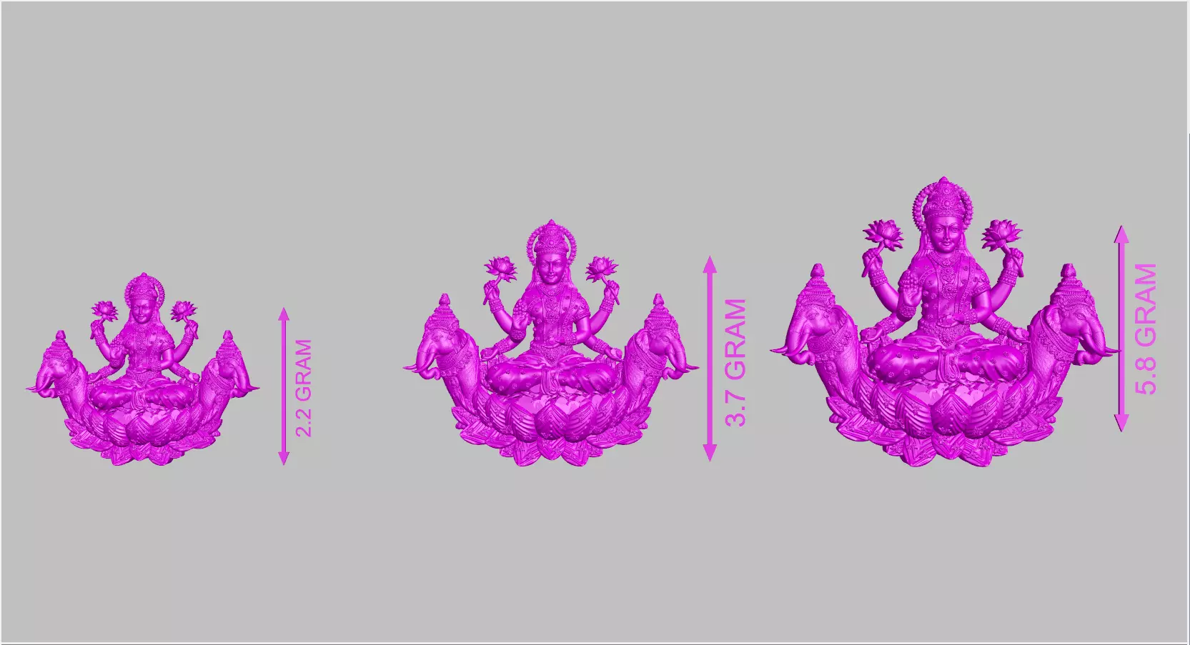 new 50 laxmi lot  3D print model_45