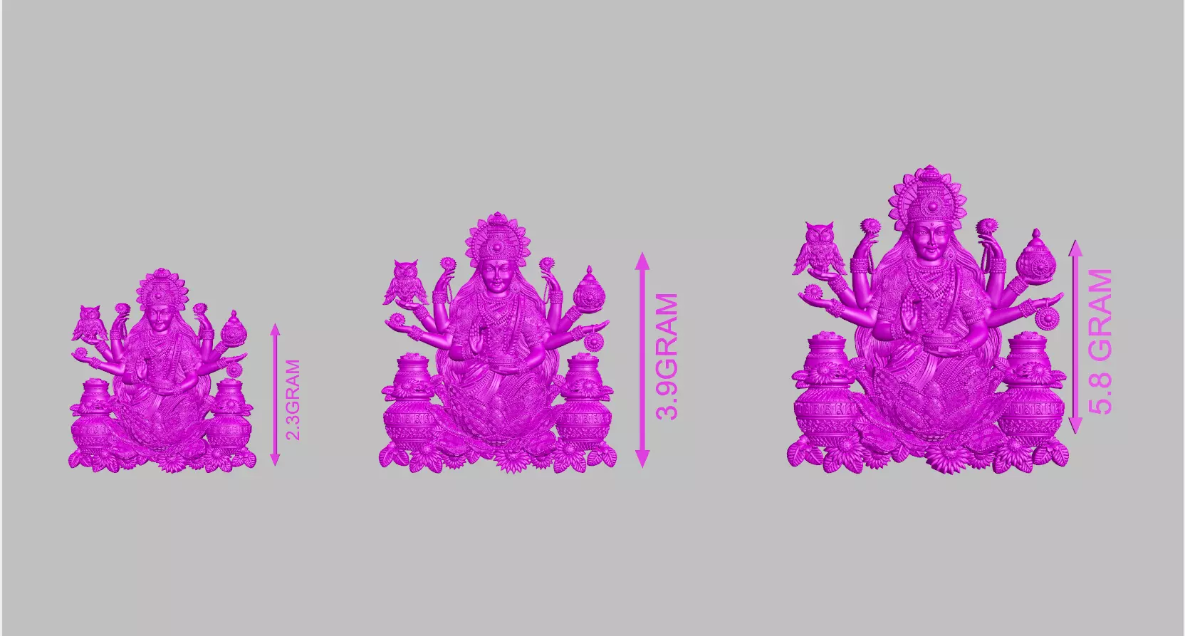 new 50 laxmi lot  3D print model_34