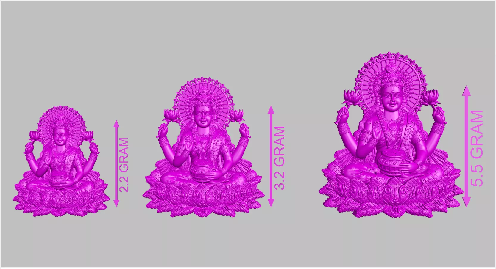 new 50 laxmi lot  3D print model_3