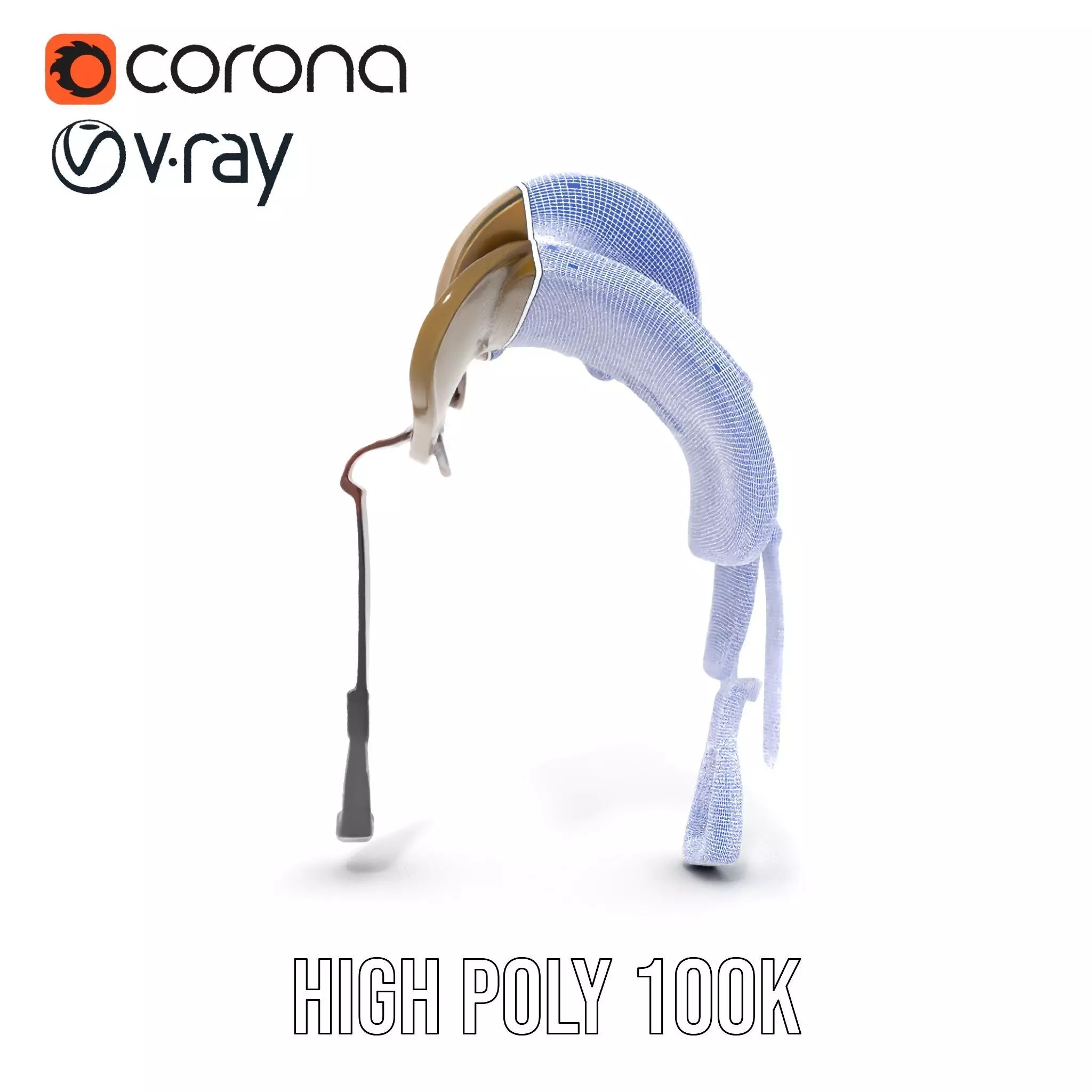 Olive Equestrian Saddle model pack Low-poly 3D model_34