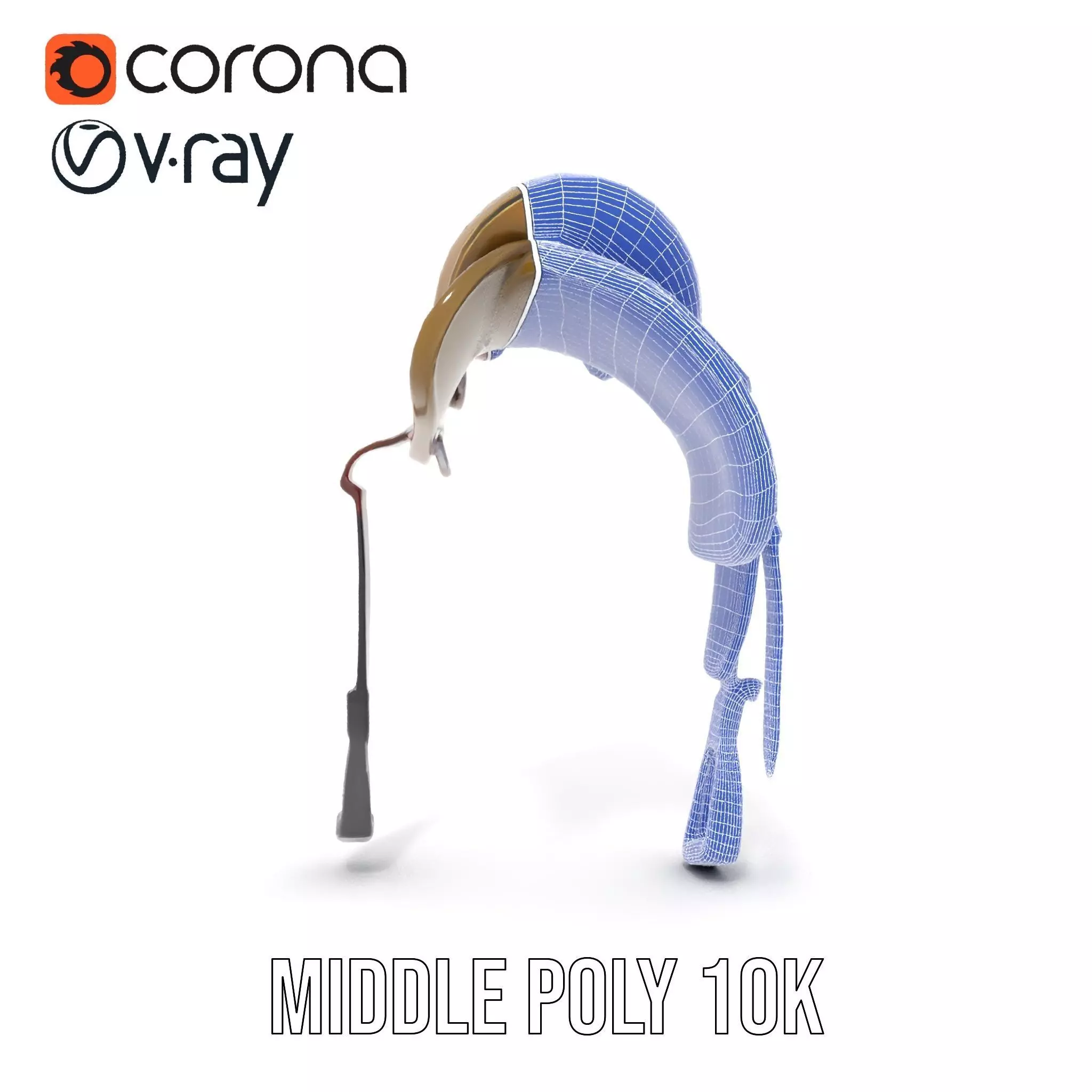 Olive Equestrian Saddle model pack Low-poly 3D model_29