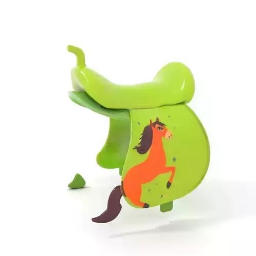 Vibrant Kids Saddle model pack