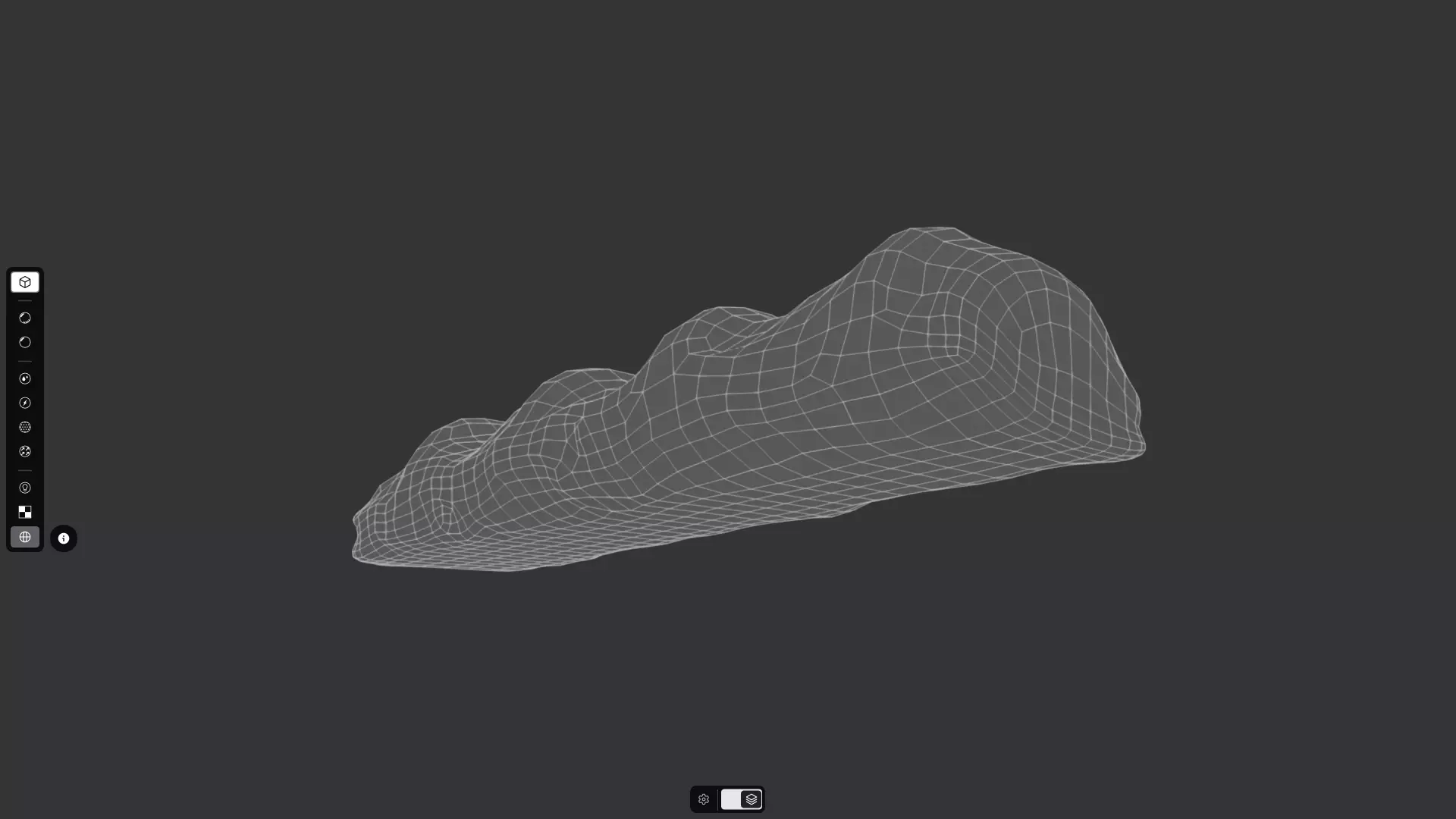 Chocolate Snack Bar Low-poly 3D model_4