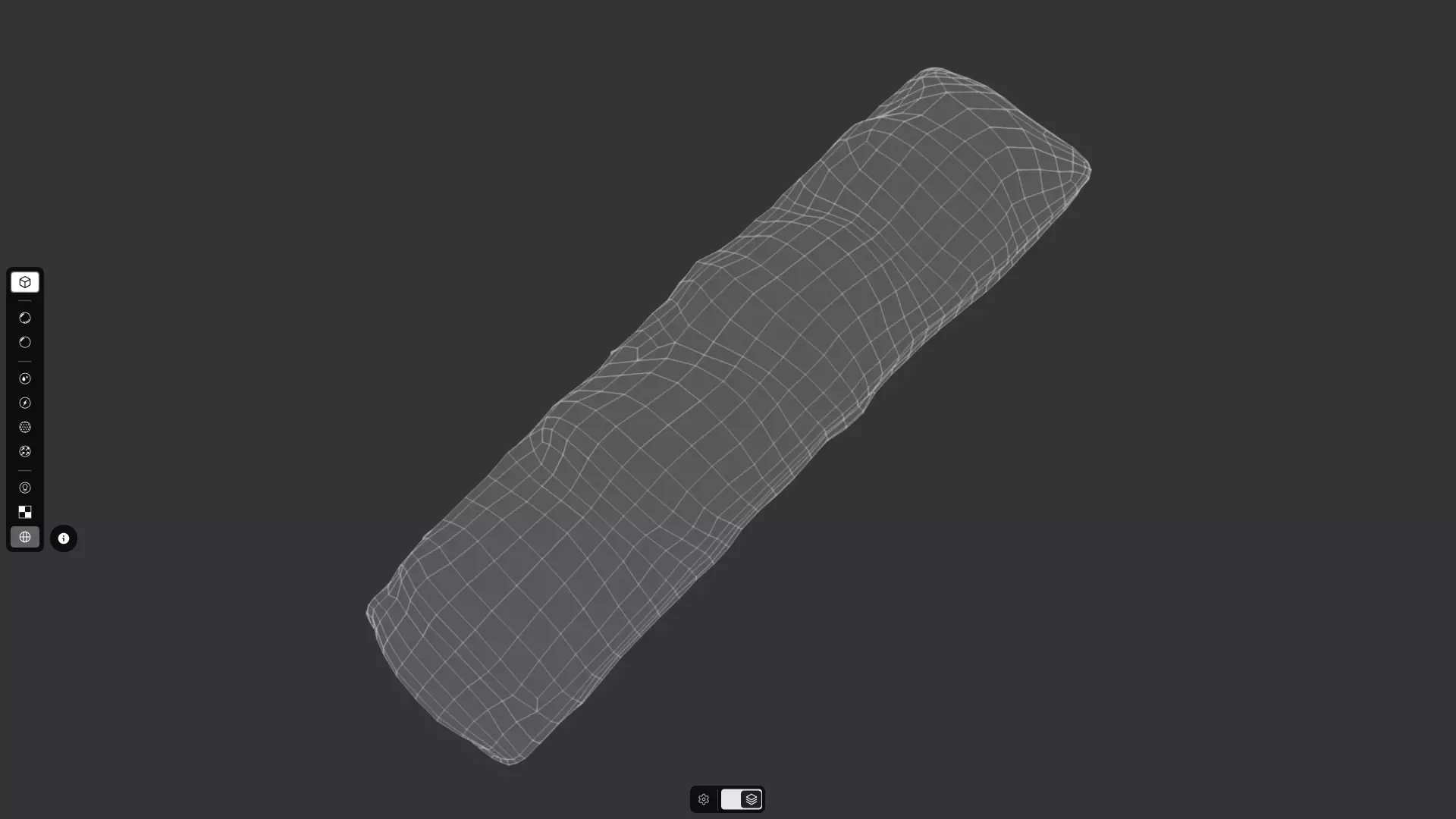 Chocolate Snack Bar Low-poly 3D model_6