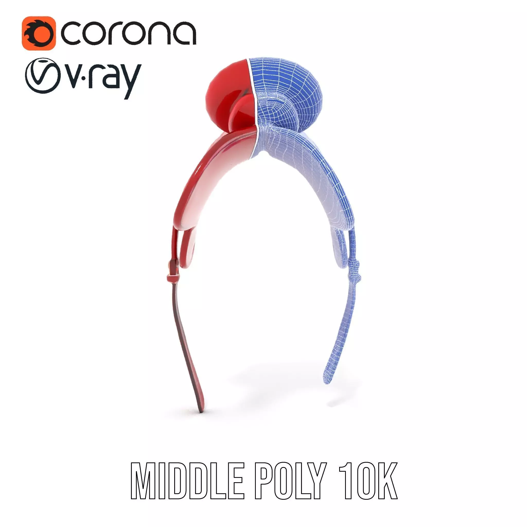 Elegant Red Saddle model pack Low-poly 3D model_30