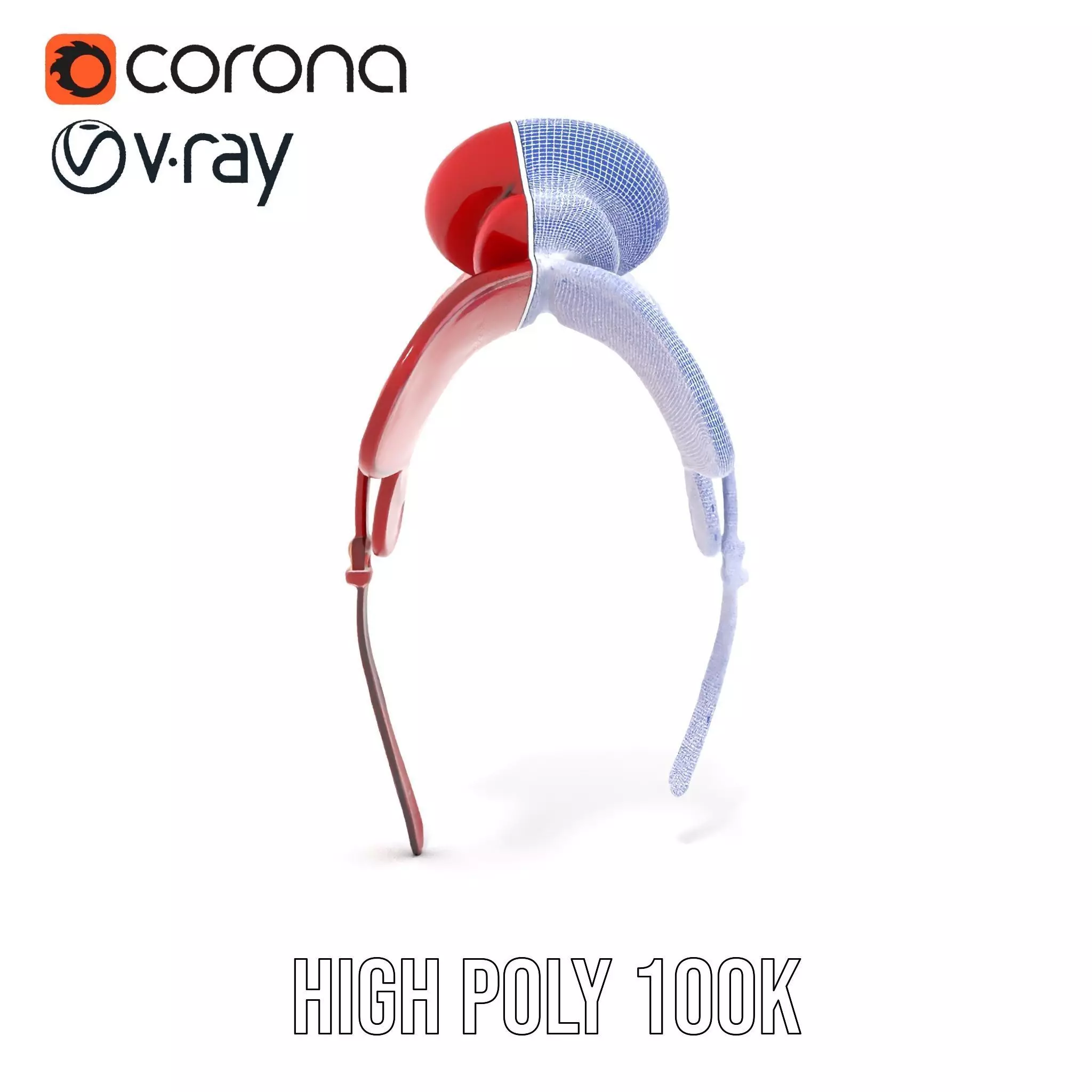 Elegant Red Saddle model pack Low-poly 3D model_23