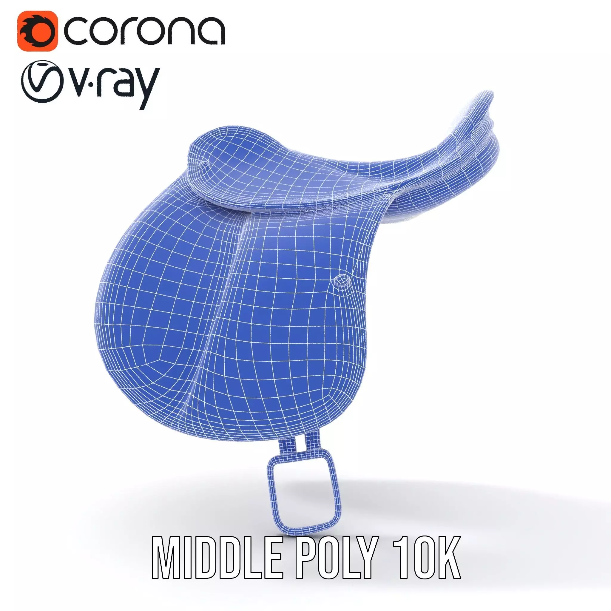 Sleek Saddle model pack Low-poly 3D model_29