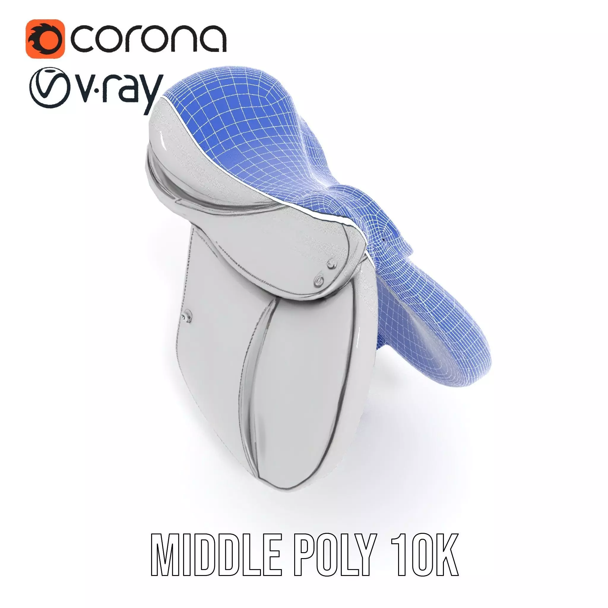 Sleek Saddle model pack Low-poly 3D model_22