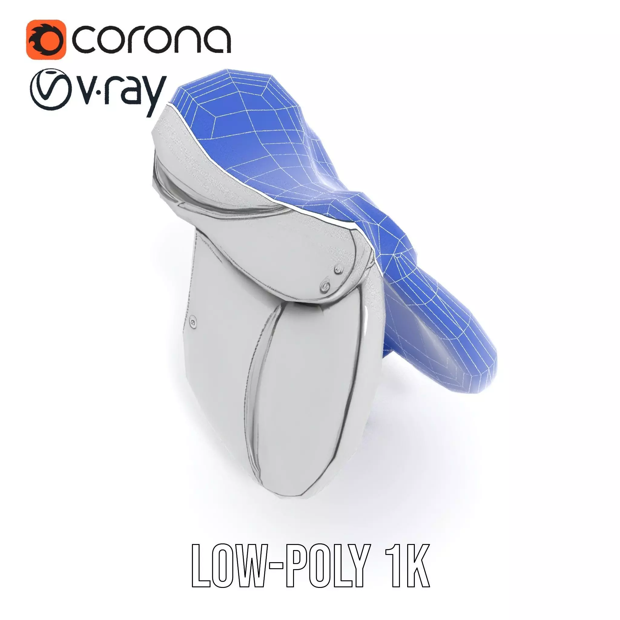 Sleek Saddle model pack Low-poly 3D model_26
