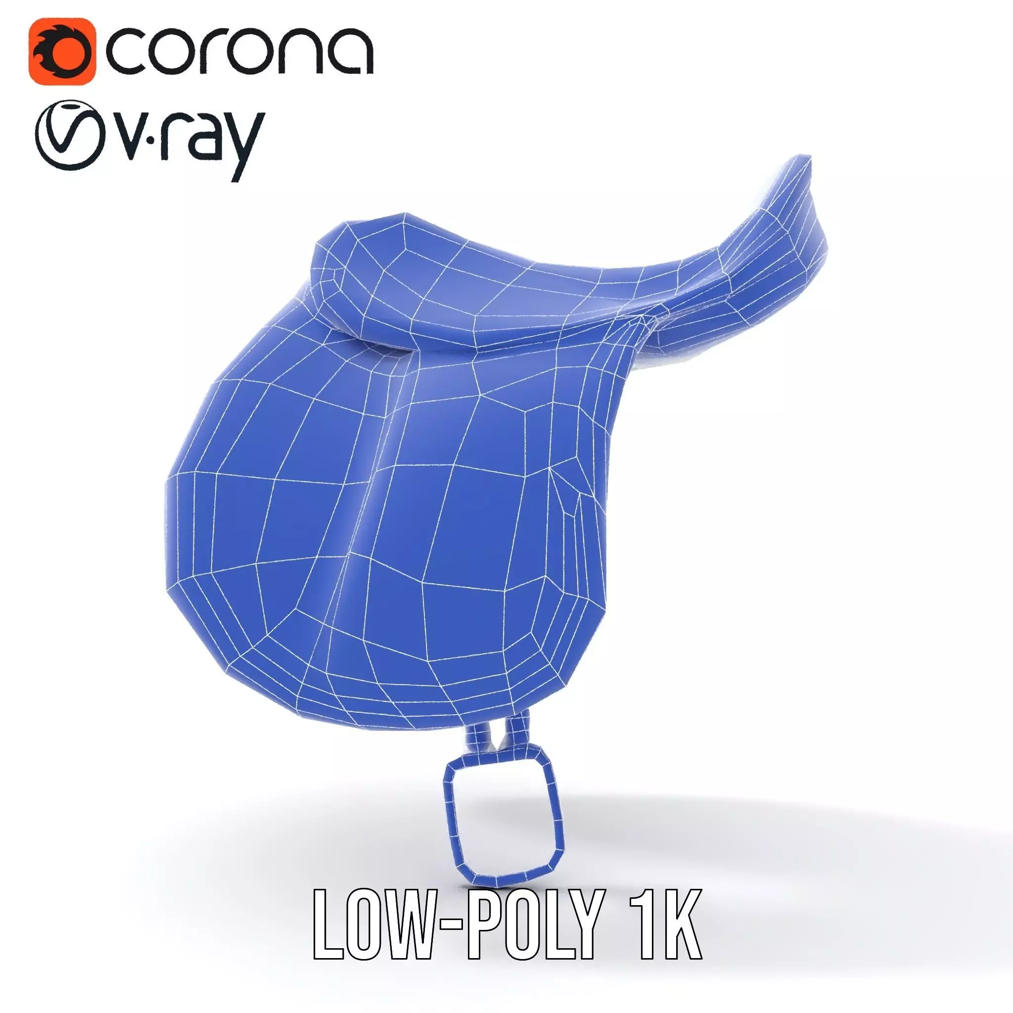 Sleek Saddle model pack Low-poly 3D model_30