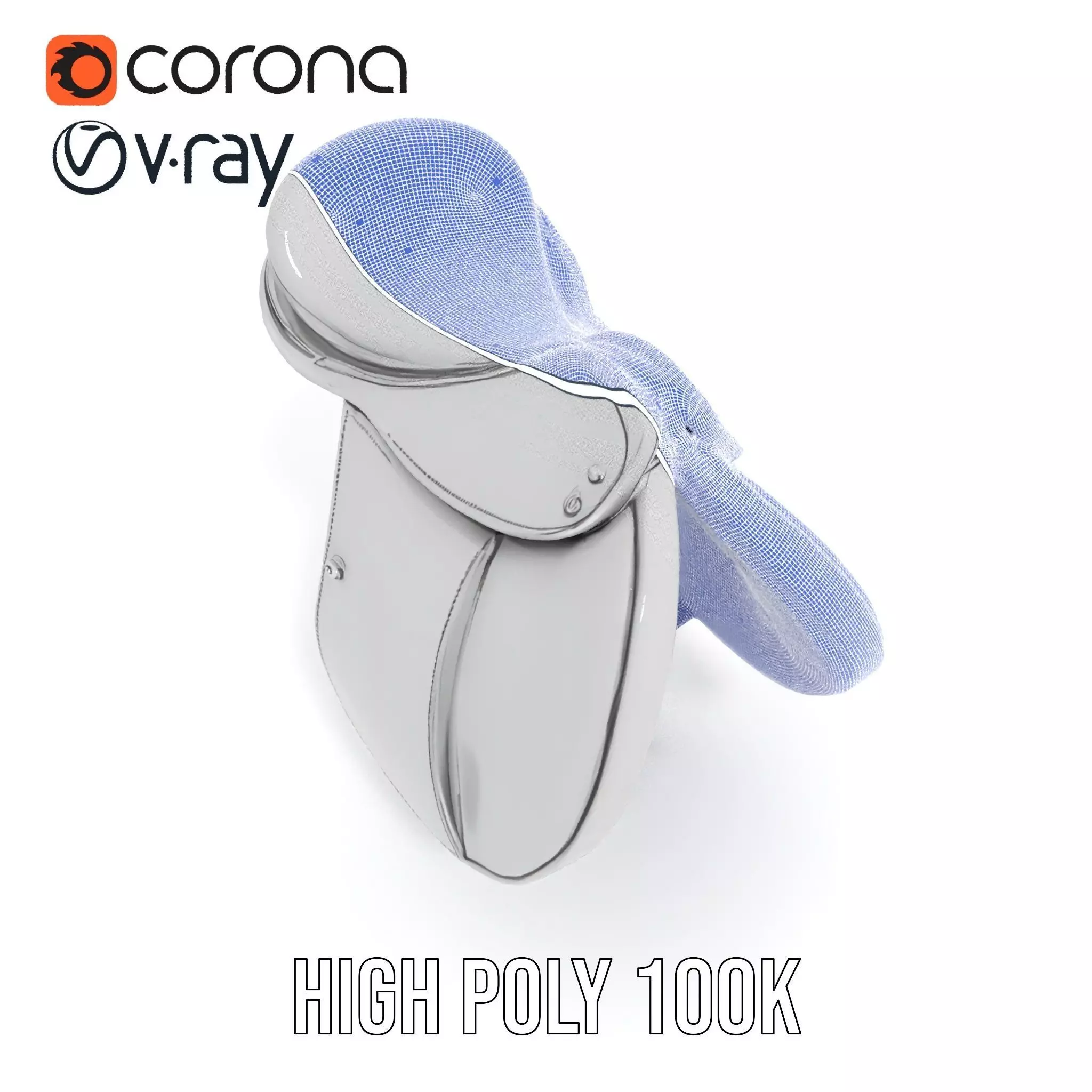 Sleek Saddle model pack Low-poly 3D model_33