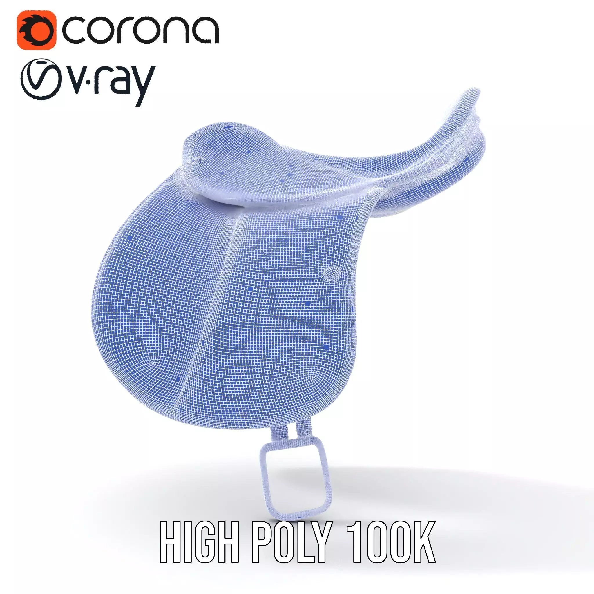 Sleek Saddle model pack Low-poly 3D model_34