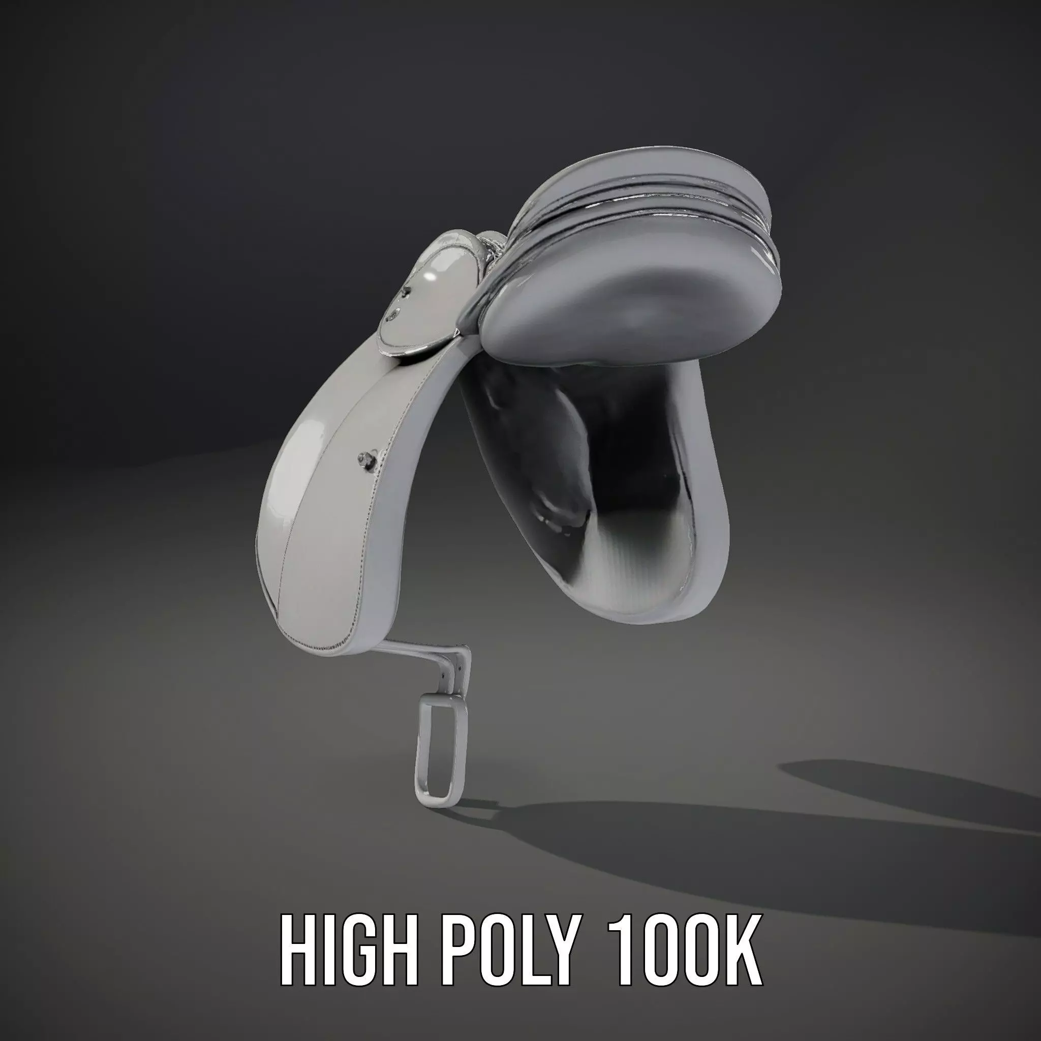 Sleek Saddle model pack Low-poly 3D model_10