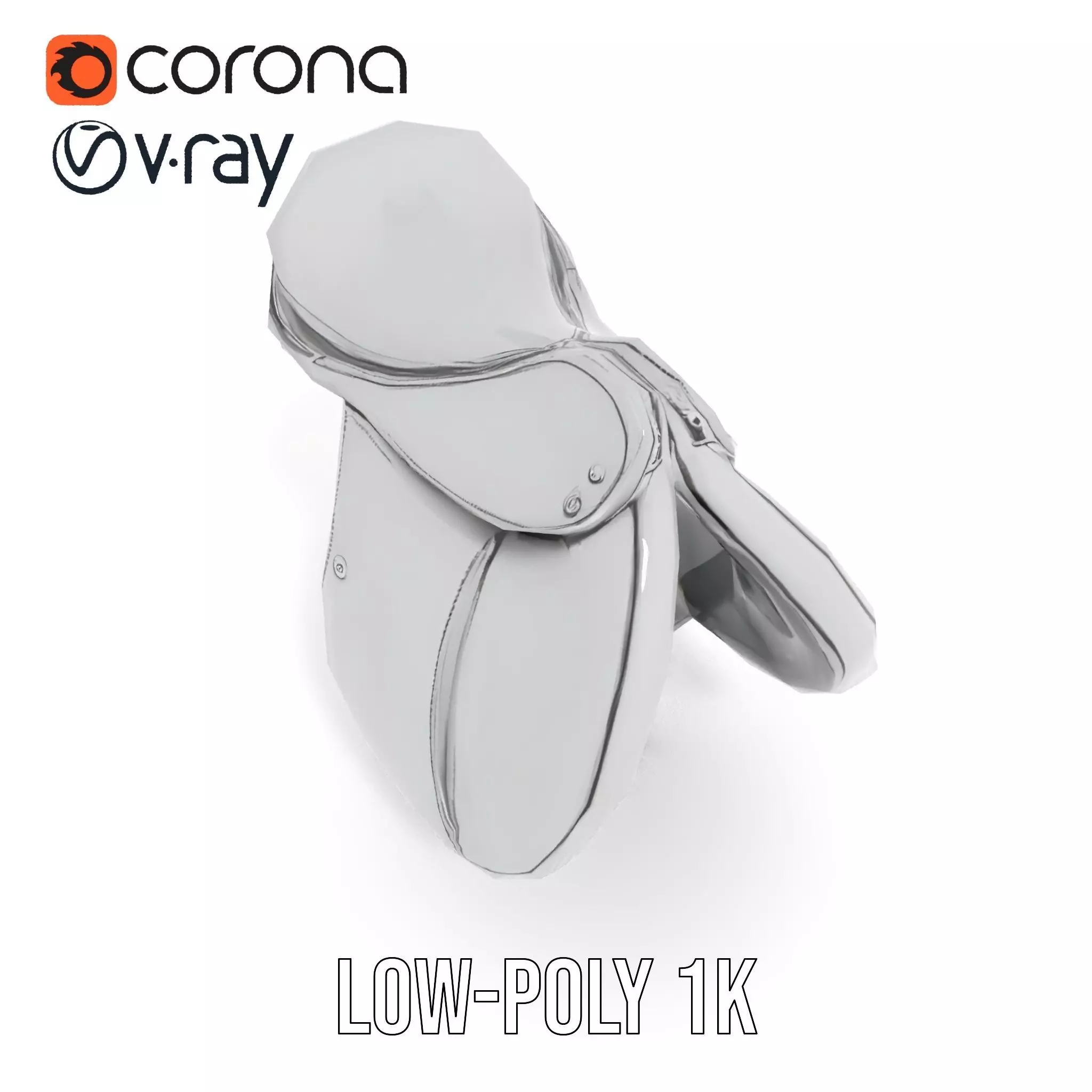 Sleek Saddle model pack Low-poly 3D model_20