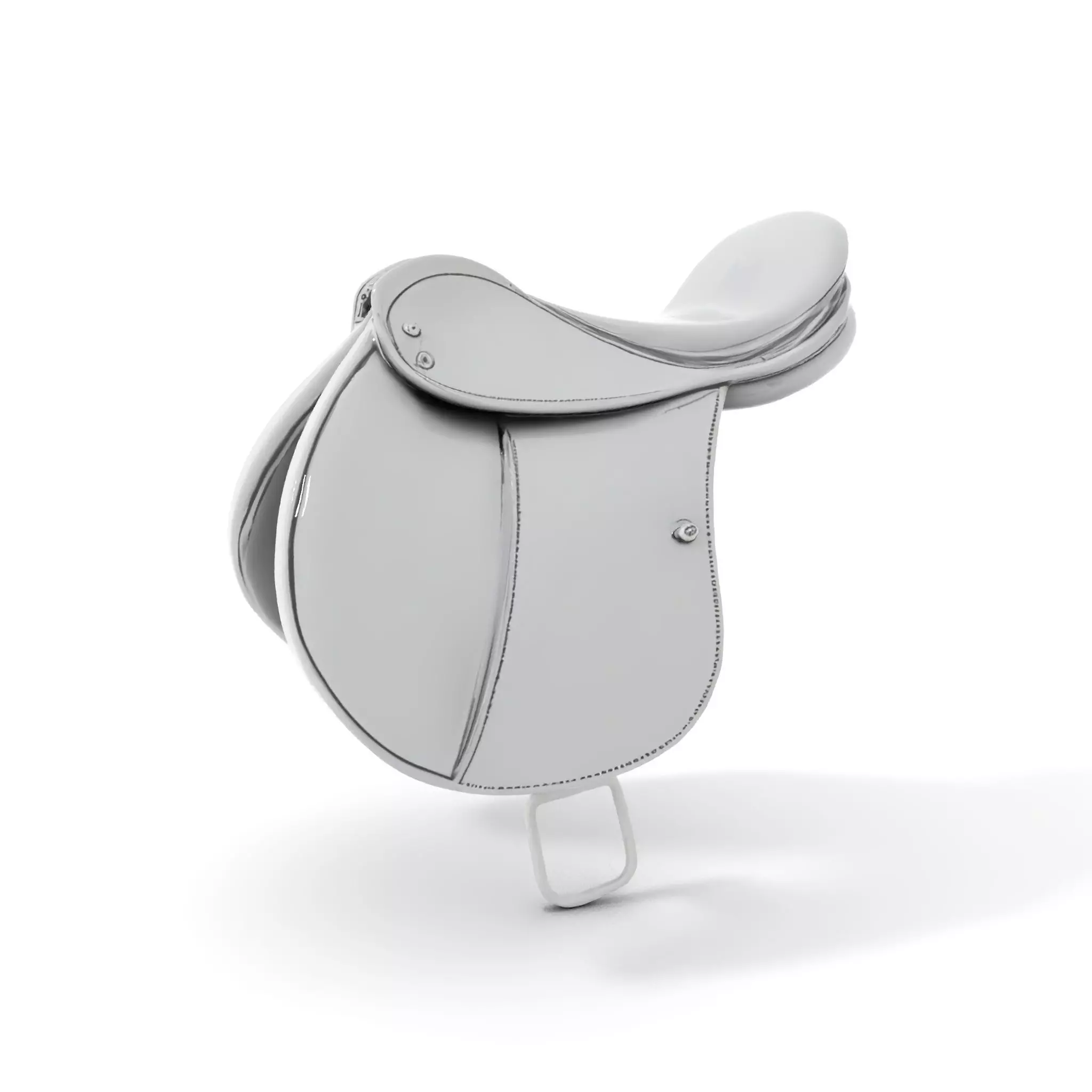 Sleek Saddle model pack Low-poly 3D model_0