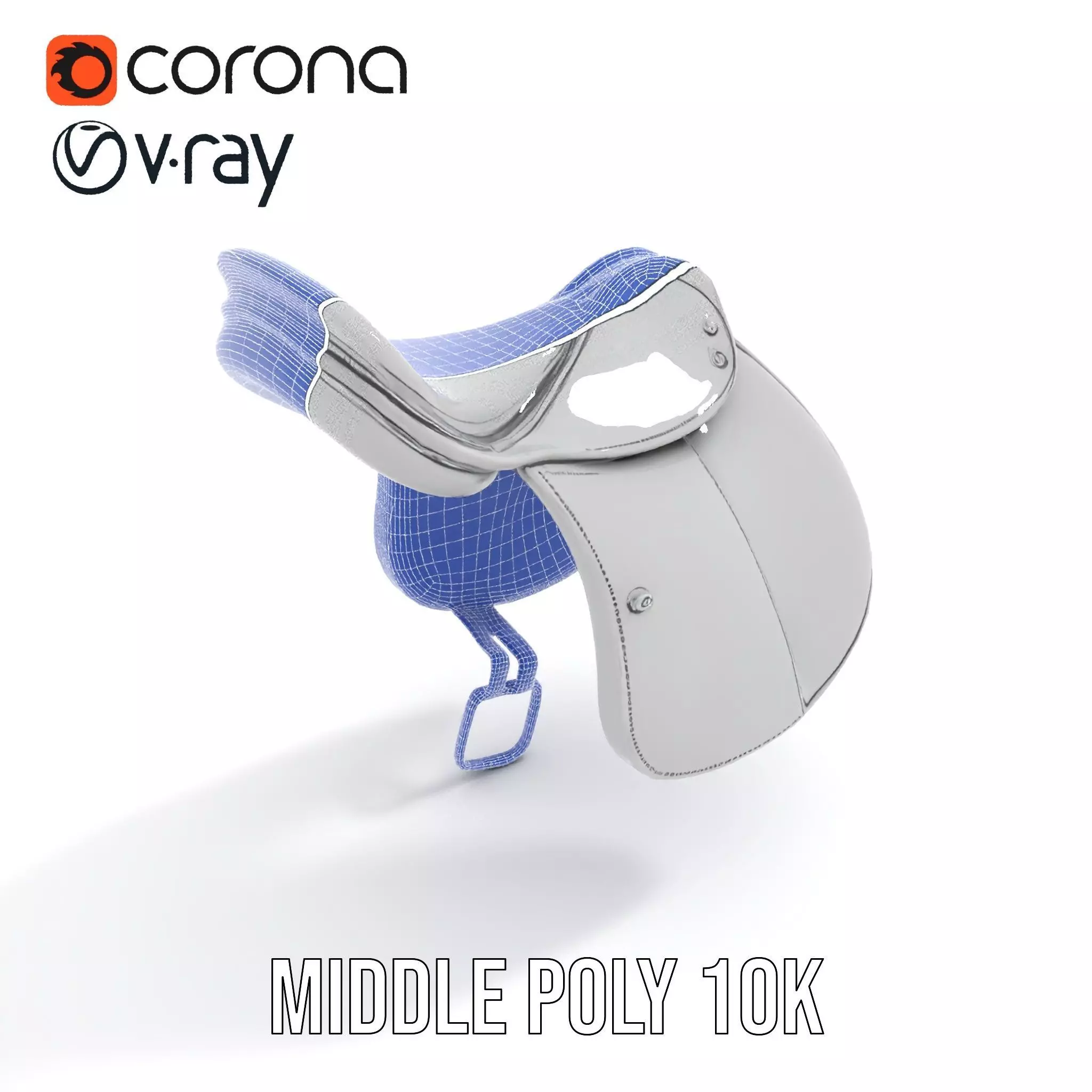 Sleek Saddle model pack Low-poly 3D model_27