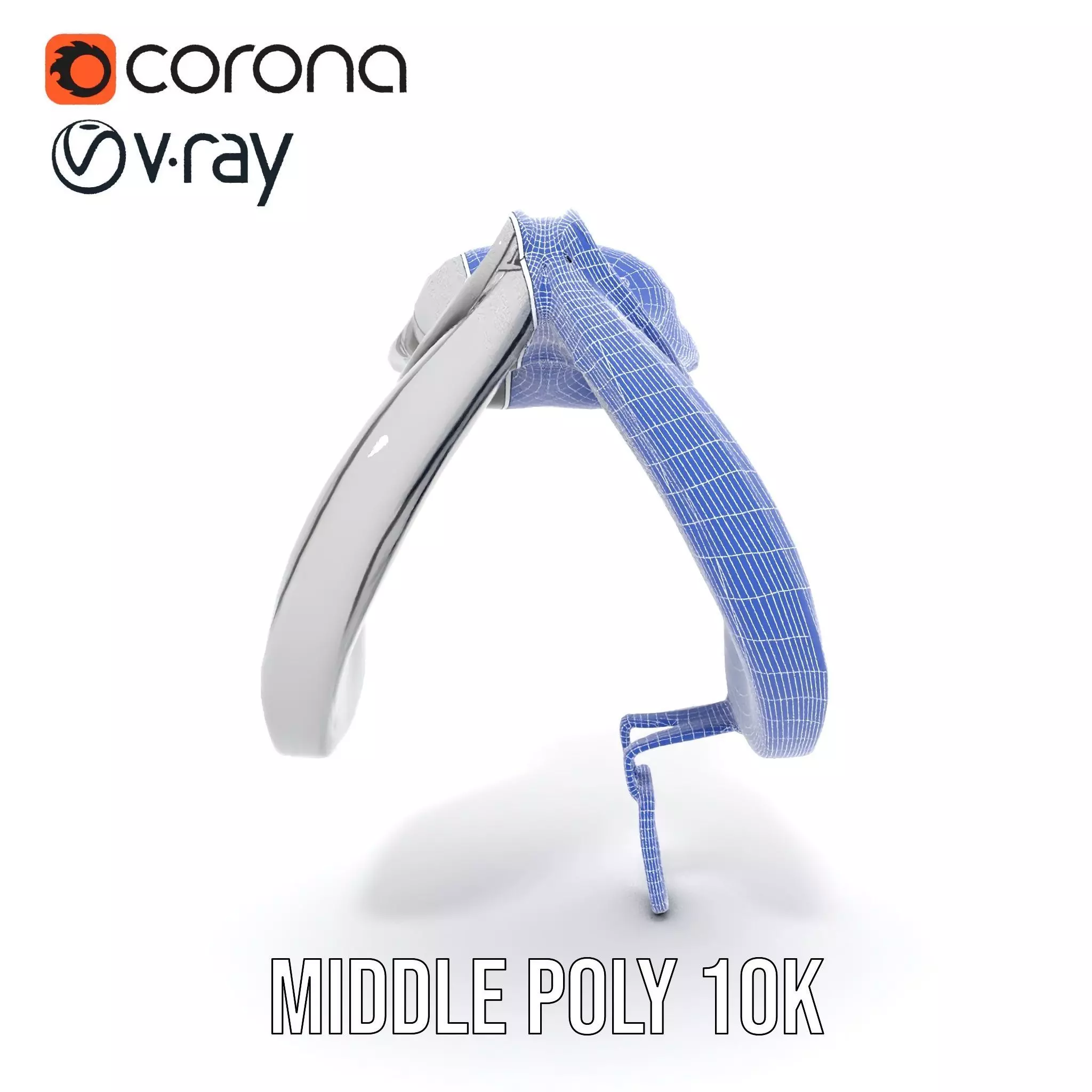 Sleek Saddle model pack Low-poly 3D model_19