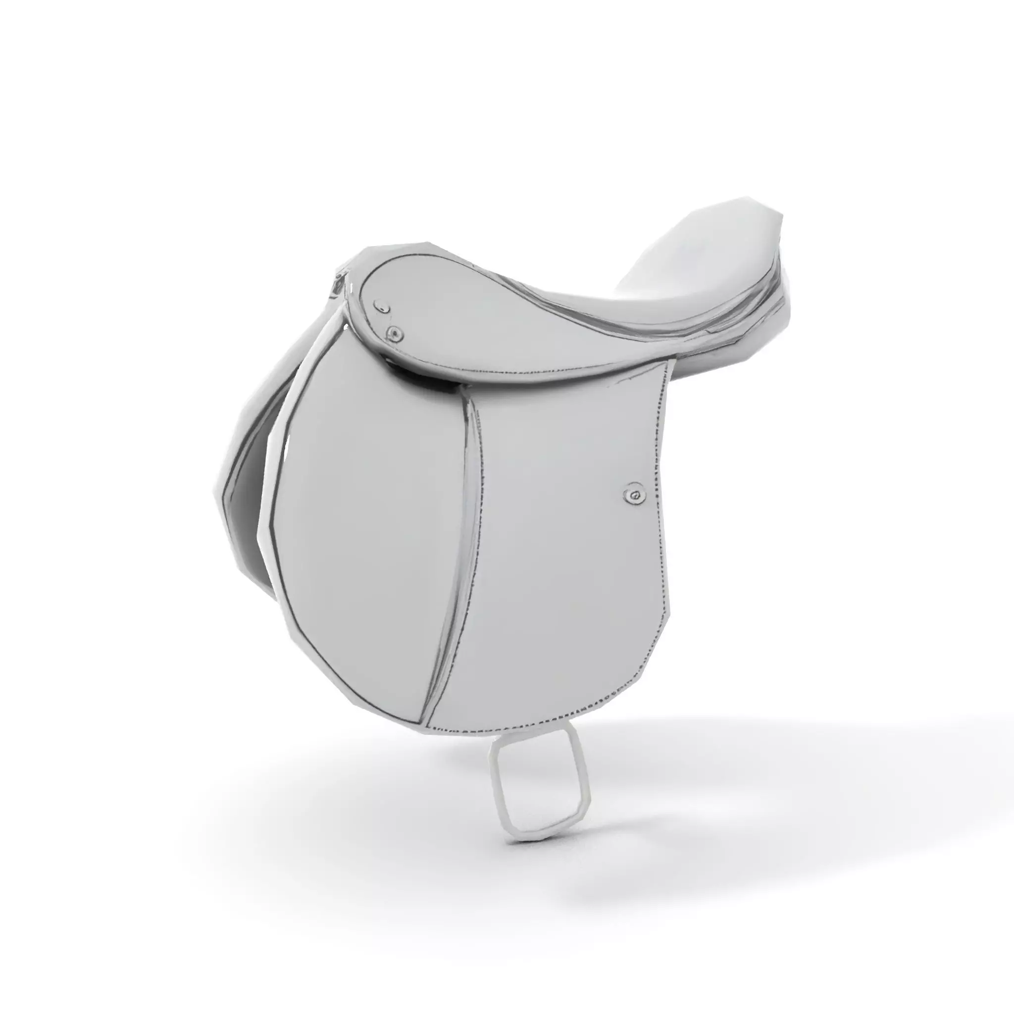 Sleek Saddle model pack Low-poly 3D model_12