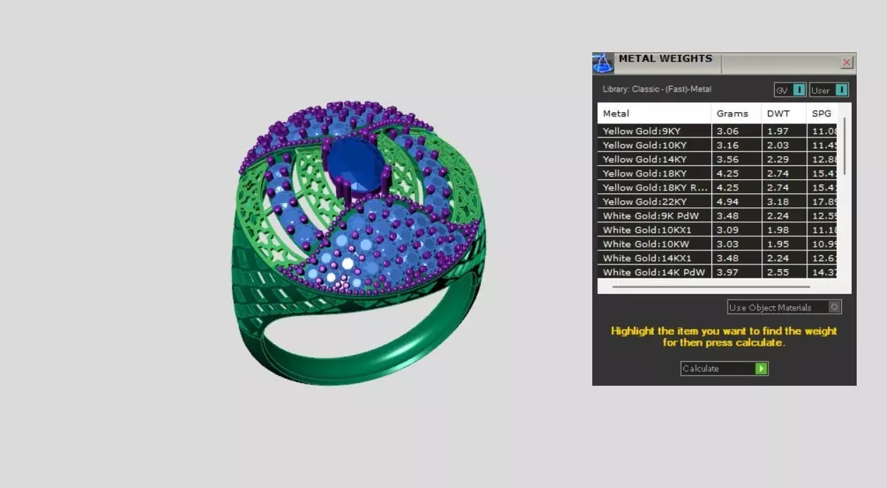 Rings 3D print model_4