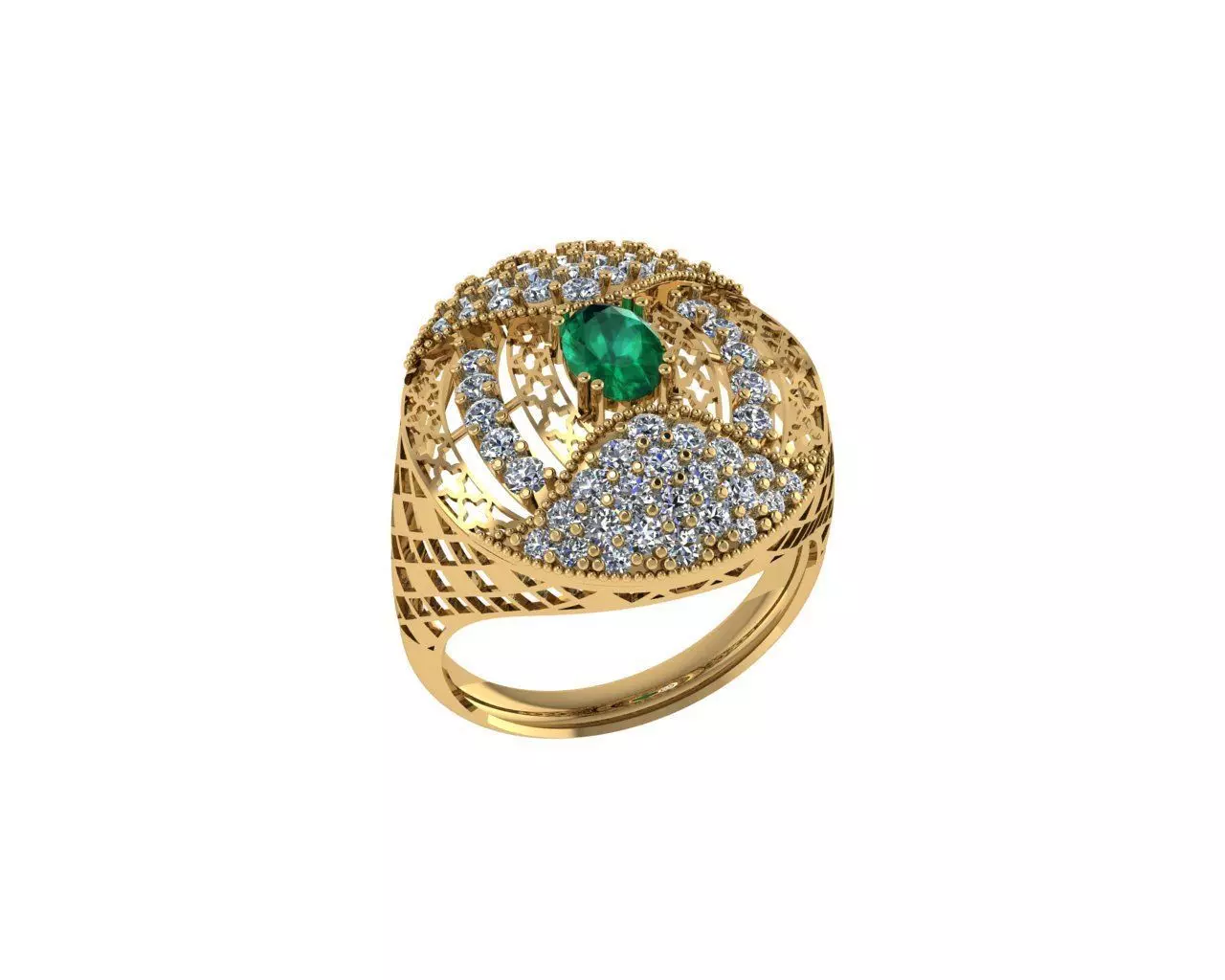 Rings 3D print model_0