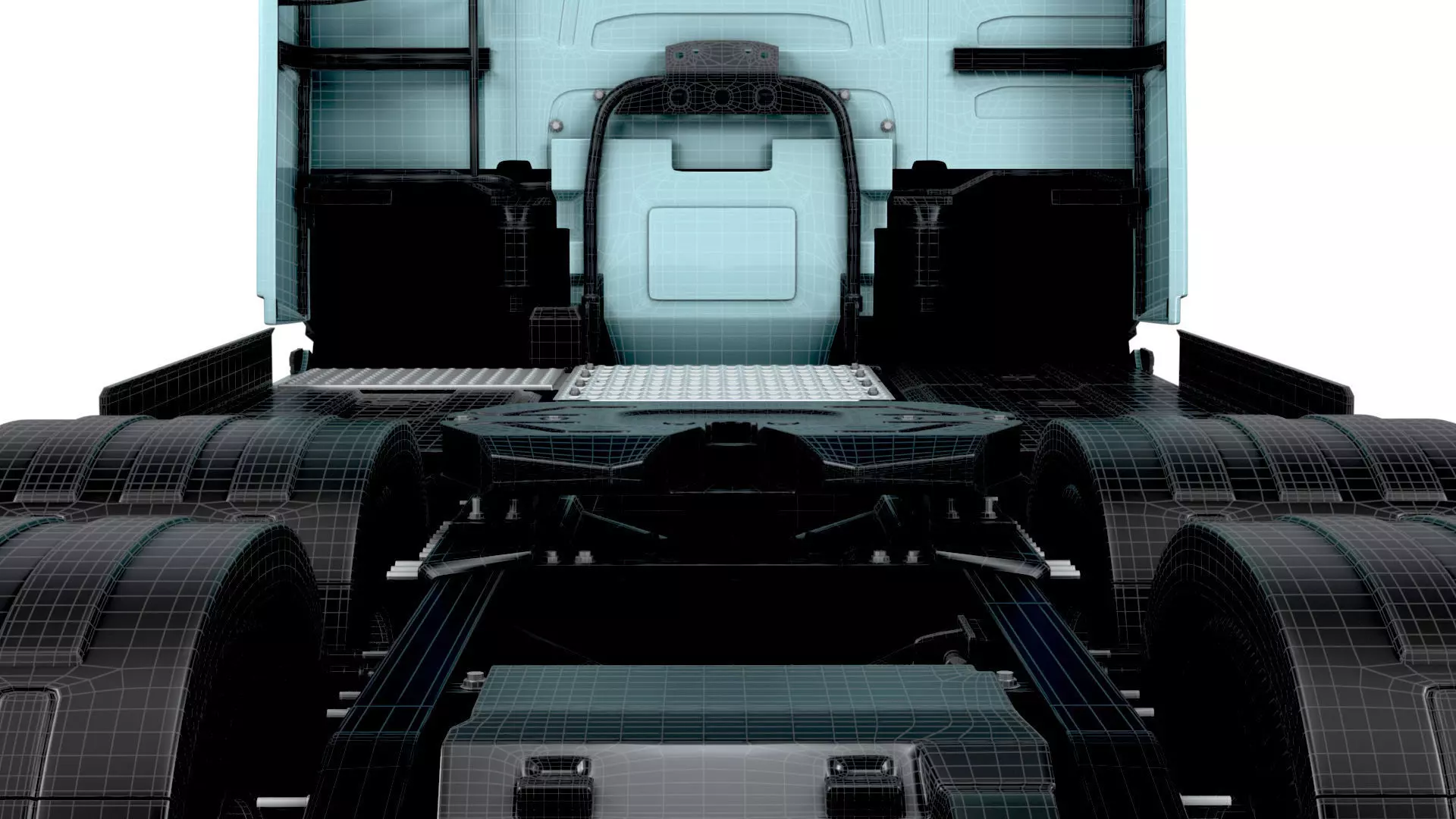 Volvo FH Aero Electric 6x2 Tractor 2026 3D model_33