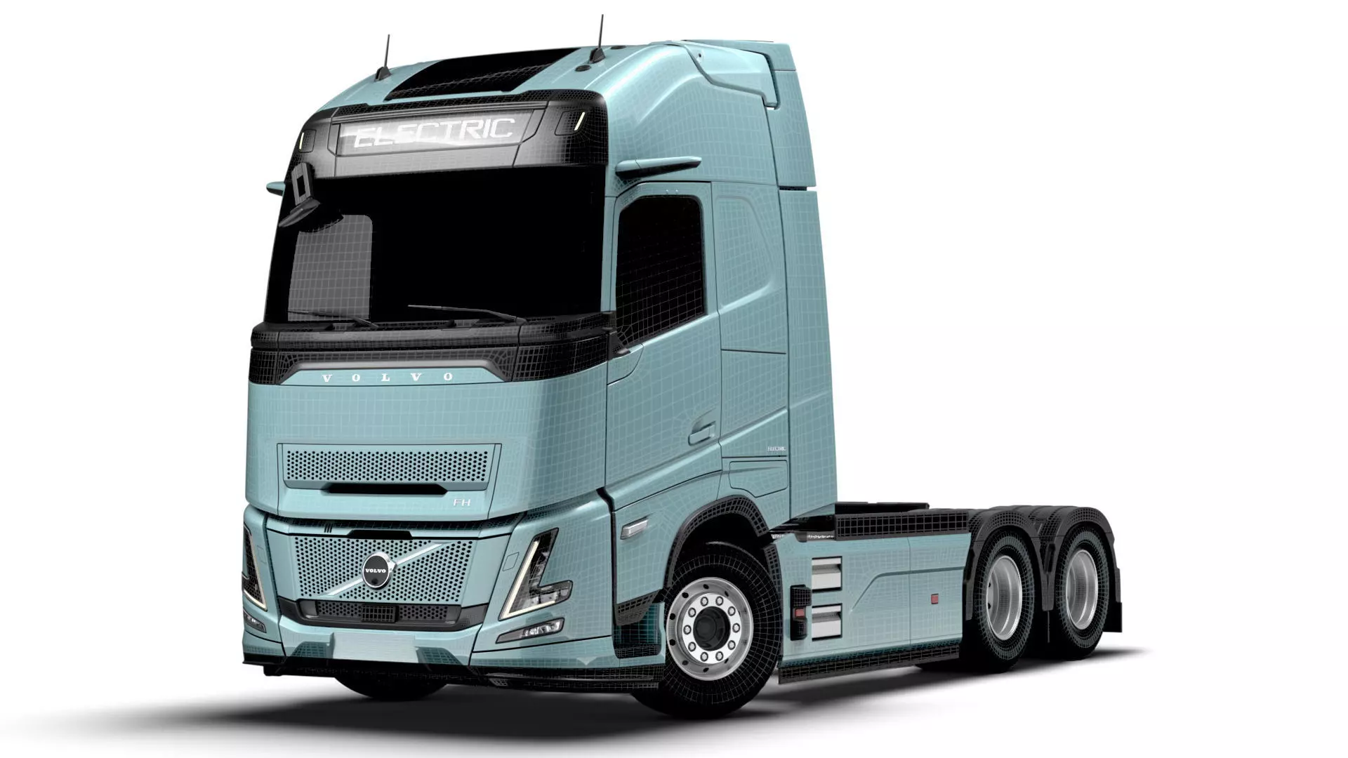 Volvo FH Aero Electric 6x2 Tractor 2026 3D model_27