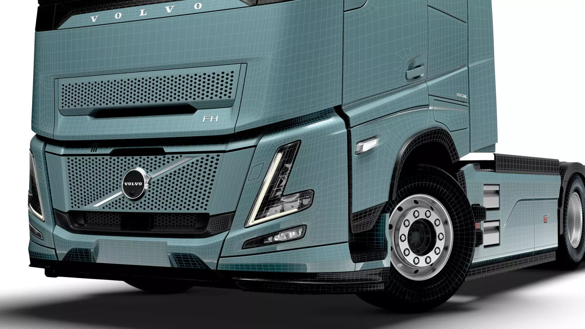 Volvo FH Aero Electric 6x2 Tractor 2026 3D model_22