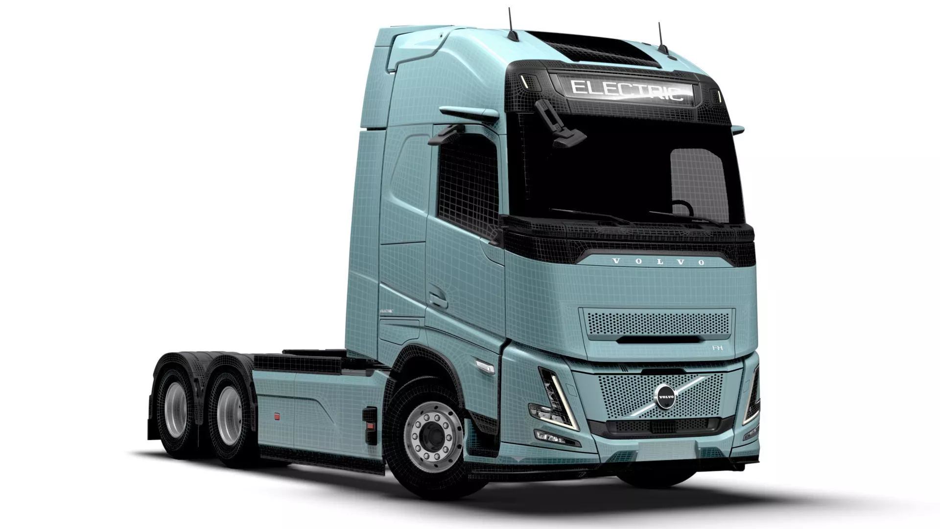 Volvo FH Aero Electric 6x2 Tractor 2026 3D model_19
