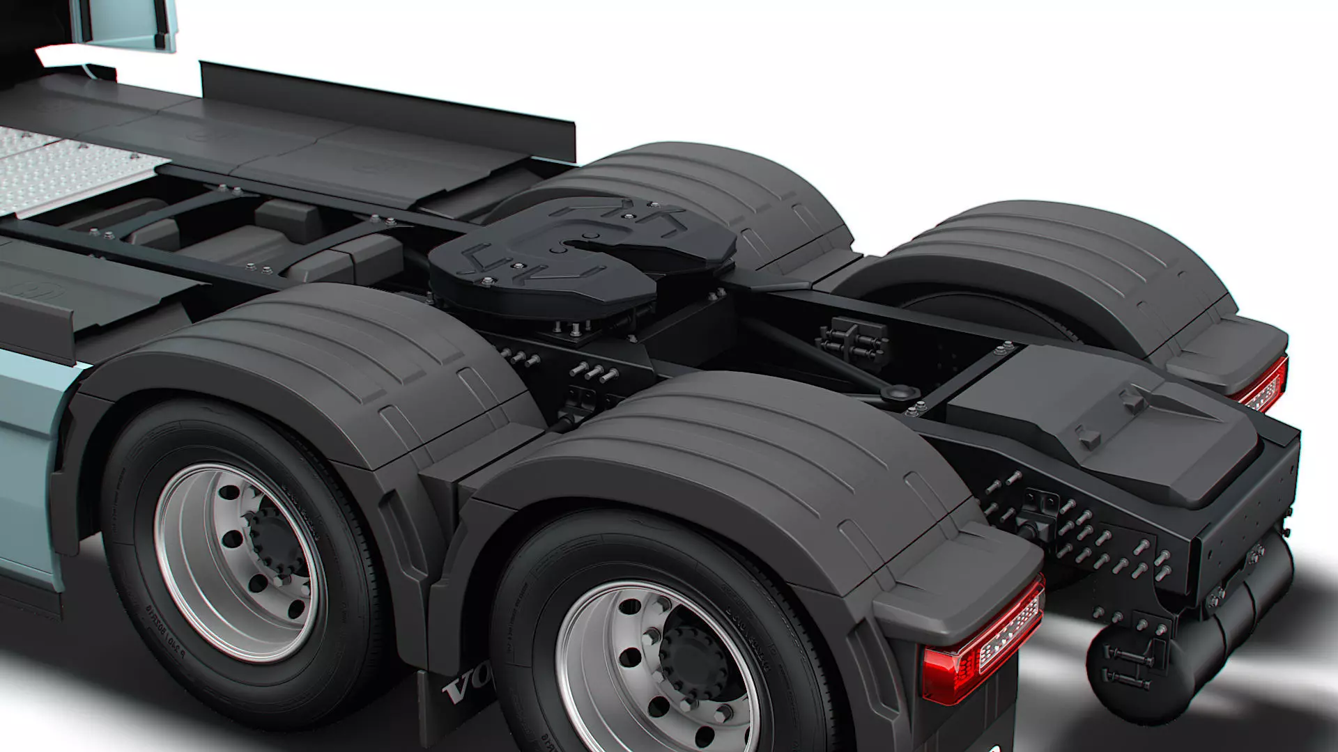 Volvo FH Aero Electric 6x2 Tractor 2026 3D model_13