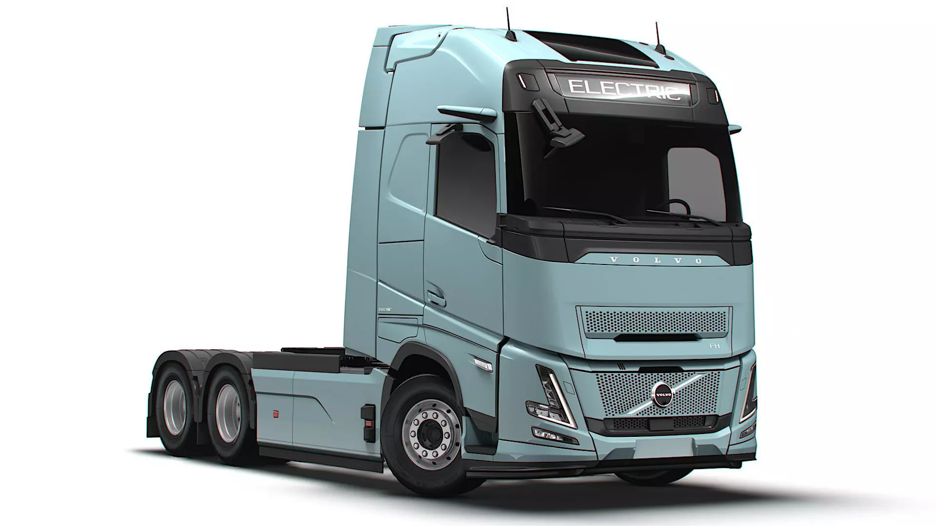 Volvo FH Aero Electric 6x2 Tractor 2026 3D model_0
