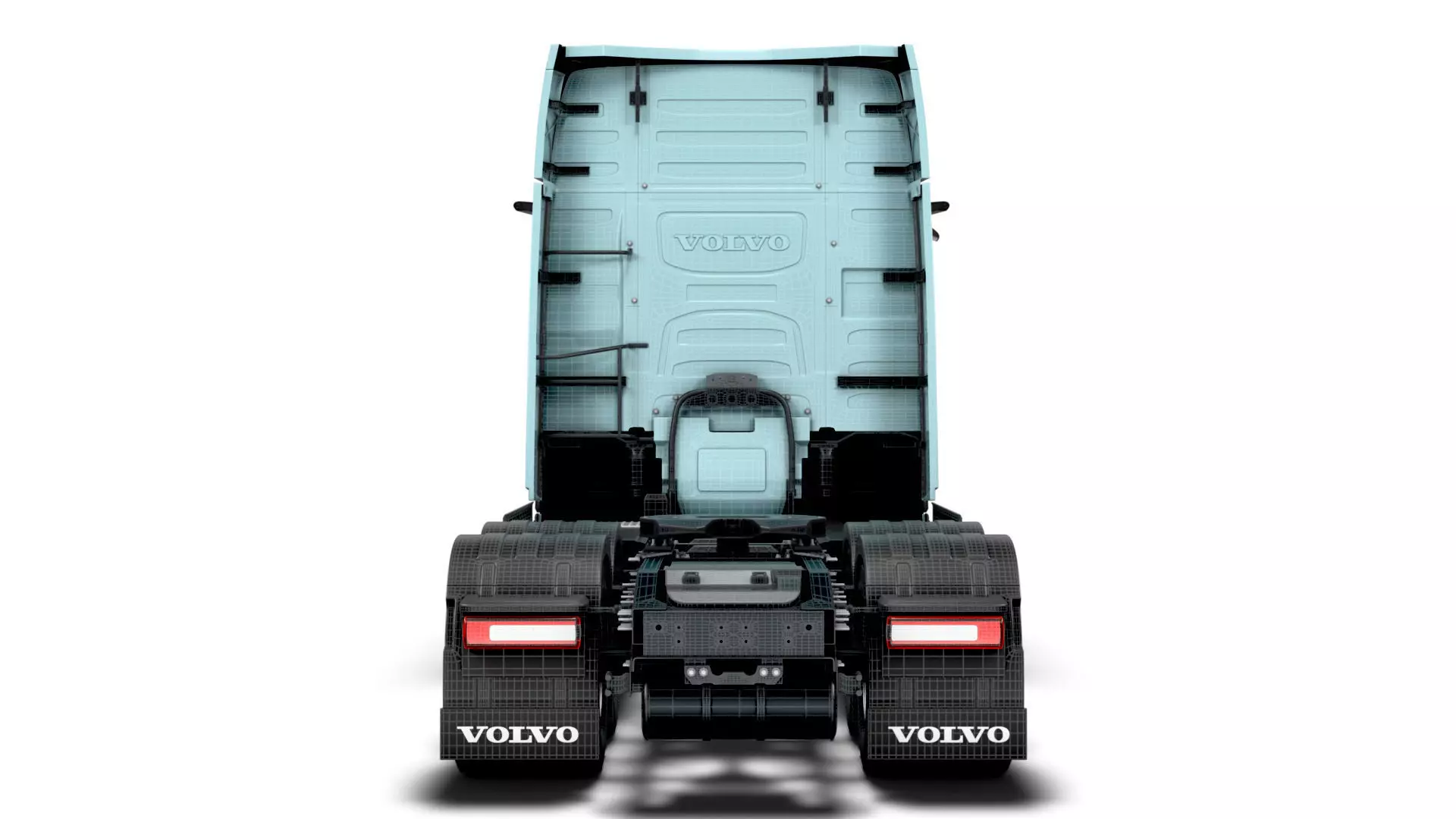 Volvo FH Aero Electric 6x2 Tractor 2026 3D model_29