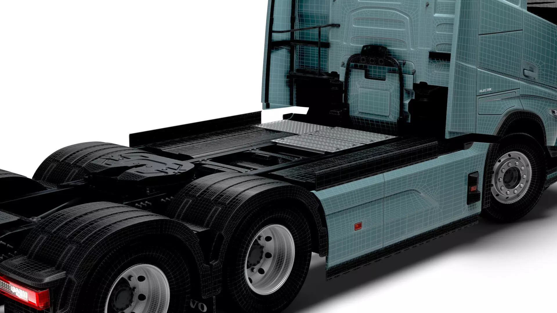 Volvo FH Aero Electric 6x2 Tractor 2026 3D model_30