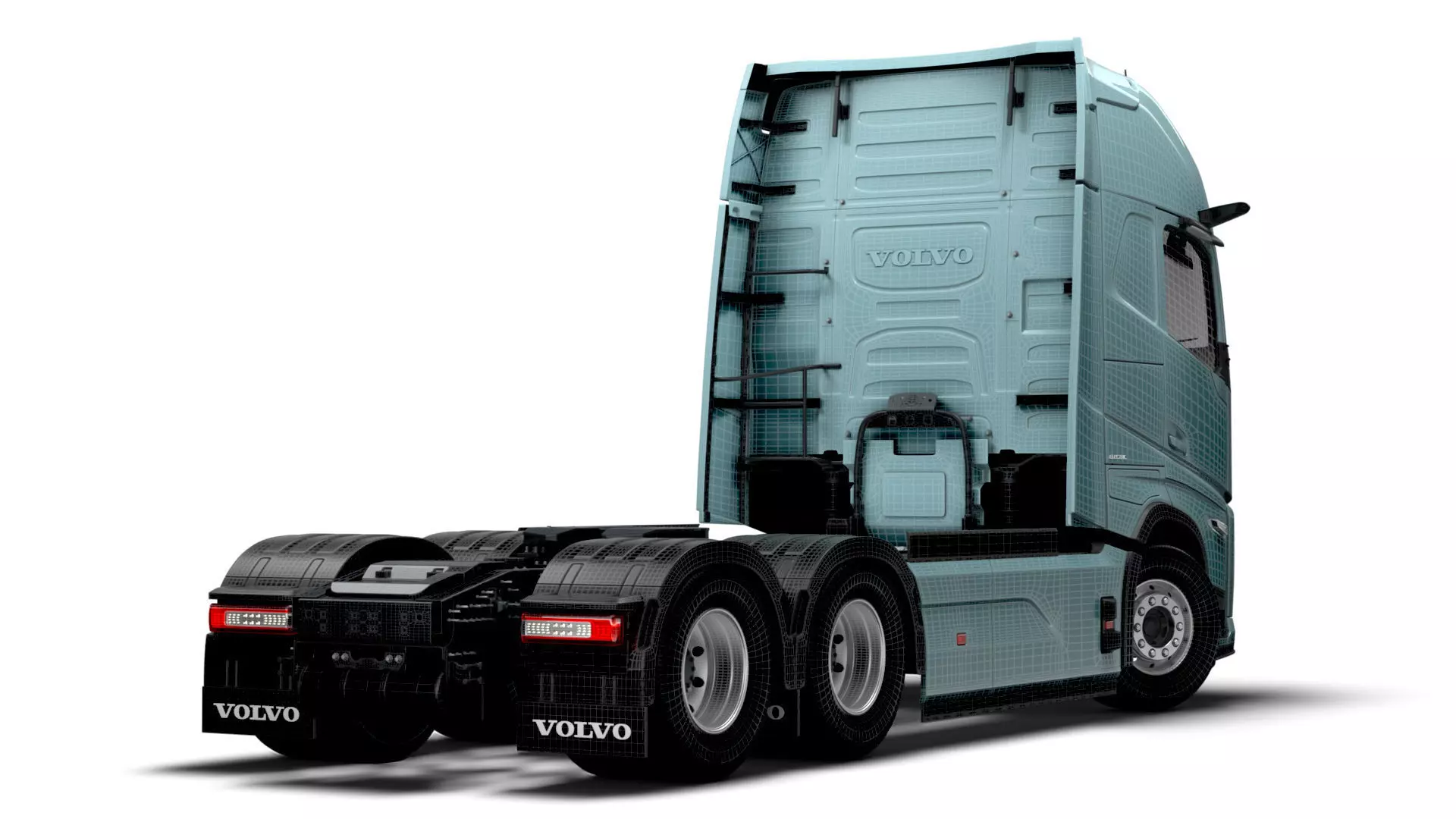 Volvo FH Aero Electric 6x2 Tractor 2026 3D model_24