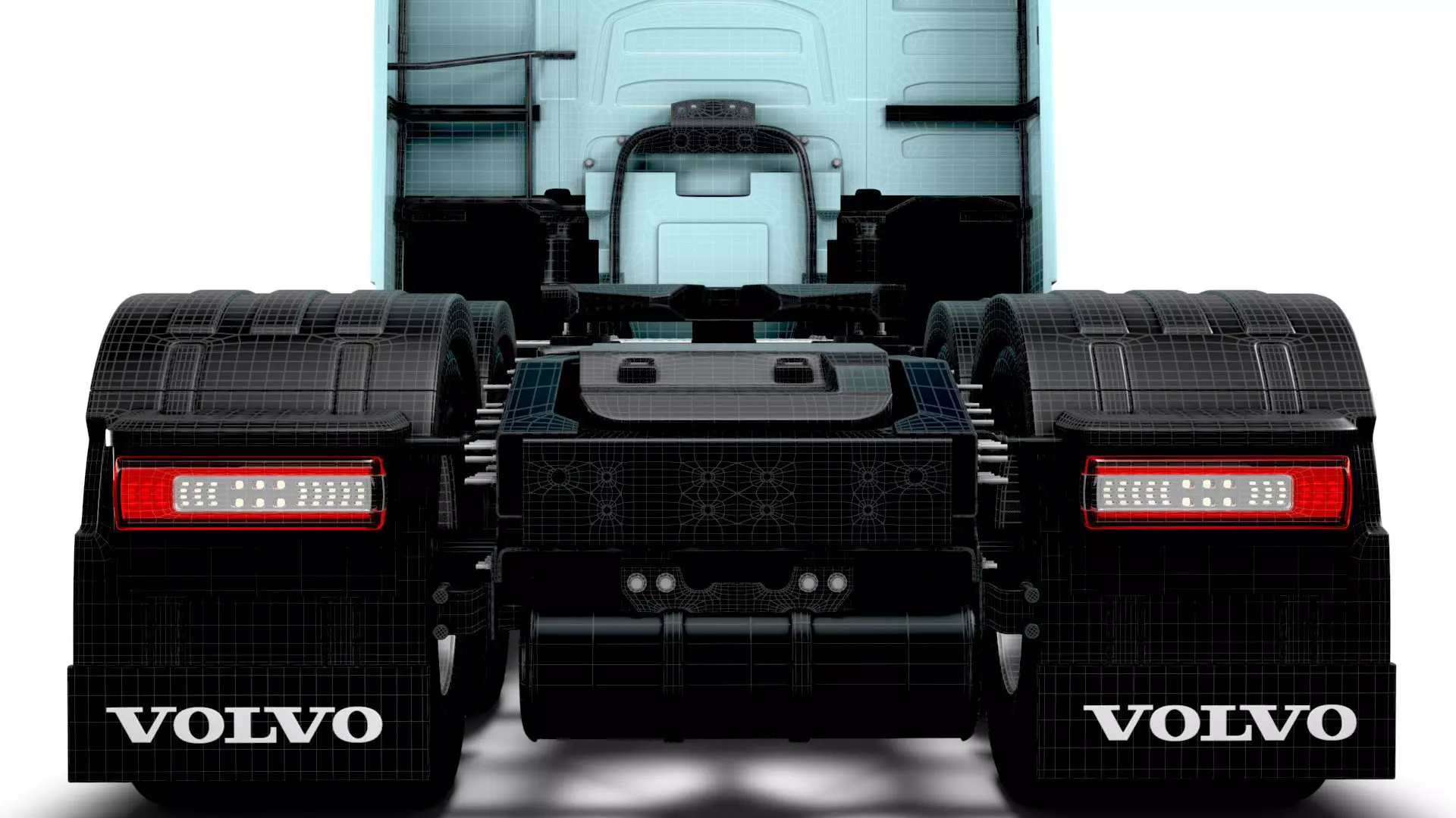 Volvo FH Aero Electric 6x2 Tractor 2026 3D model_32