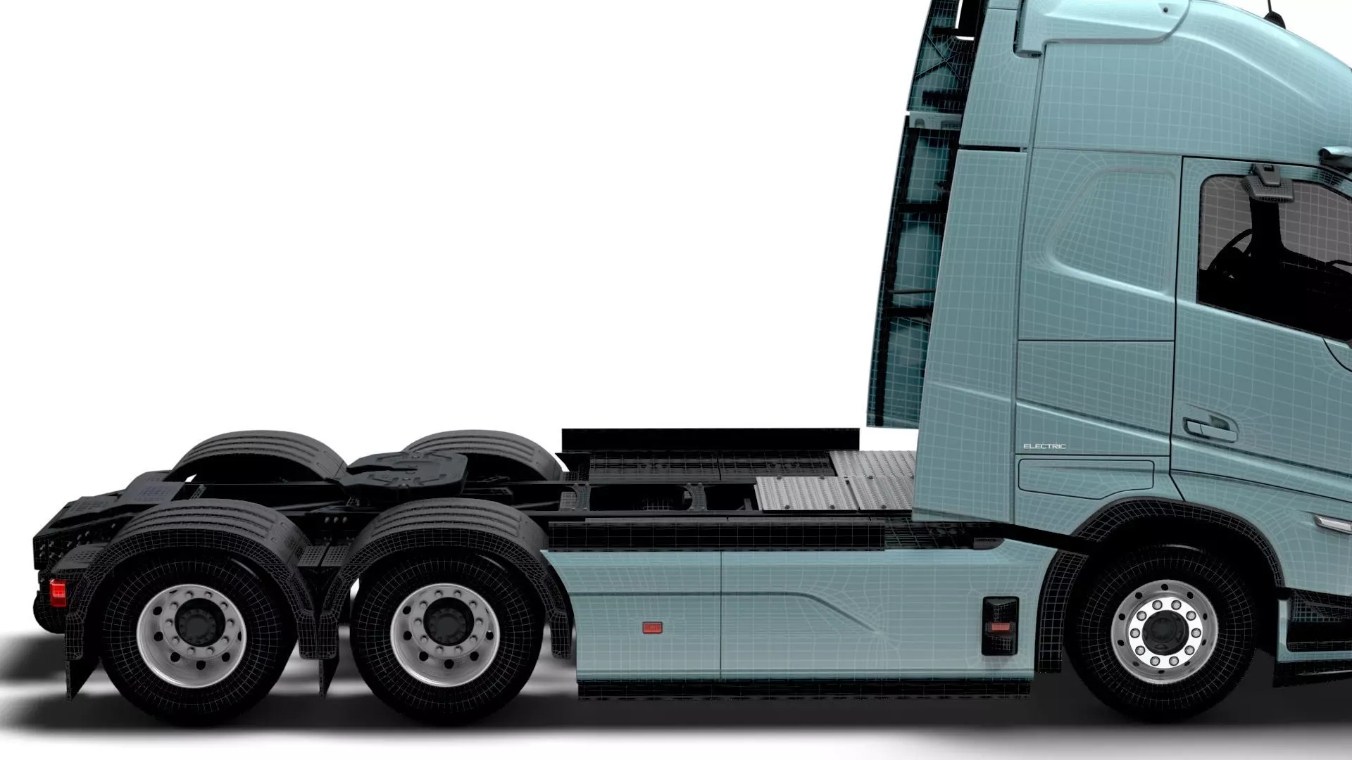 Volvo FH Aero Electric 6x2 Tractor 2026 3D model_20