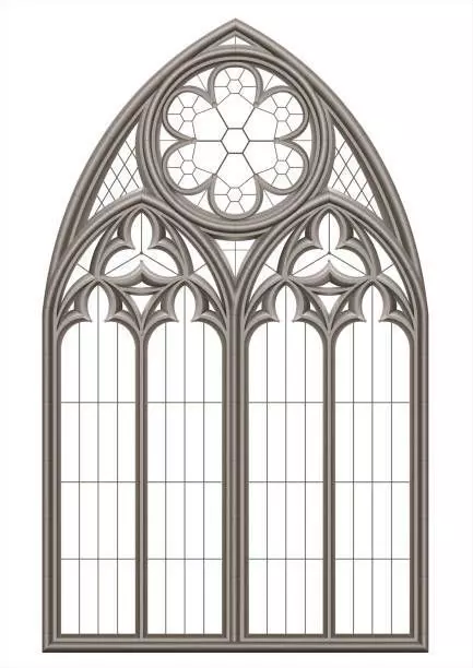 GOTHIC WINDOW 3D print model_0