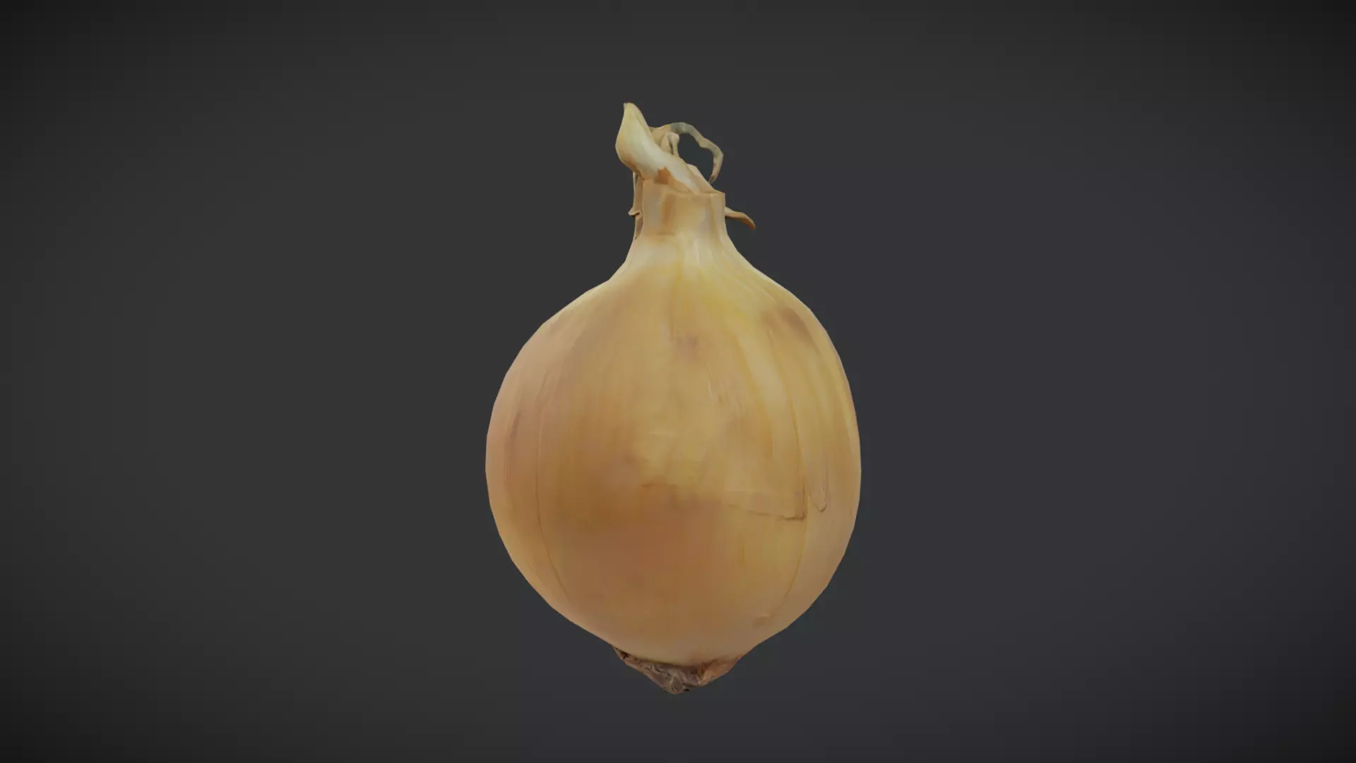 Onion 2 Low-poly 3D model_2