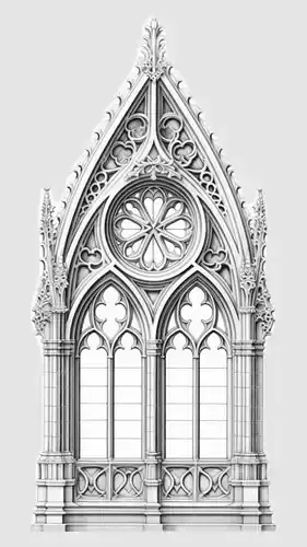 Old Gothic Window
