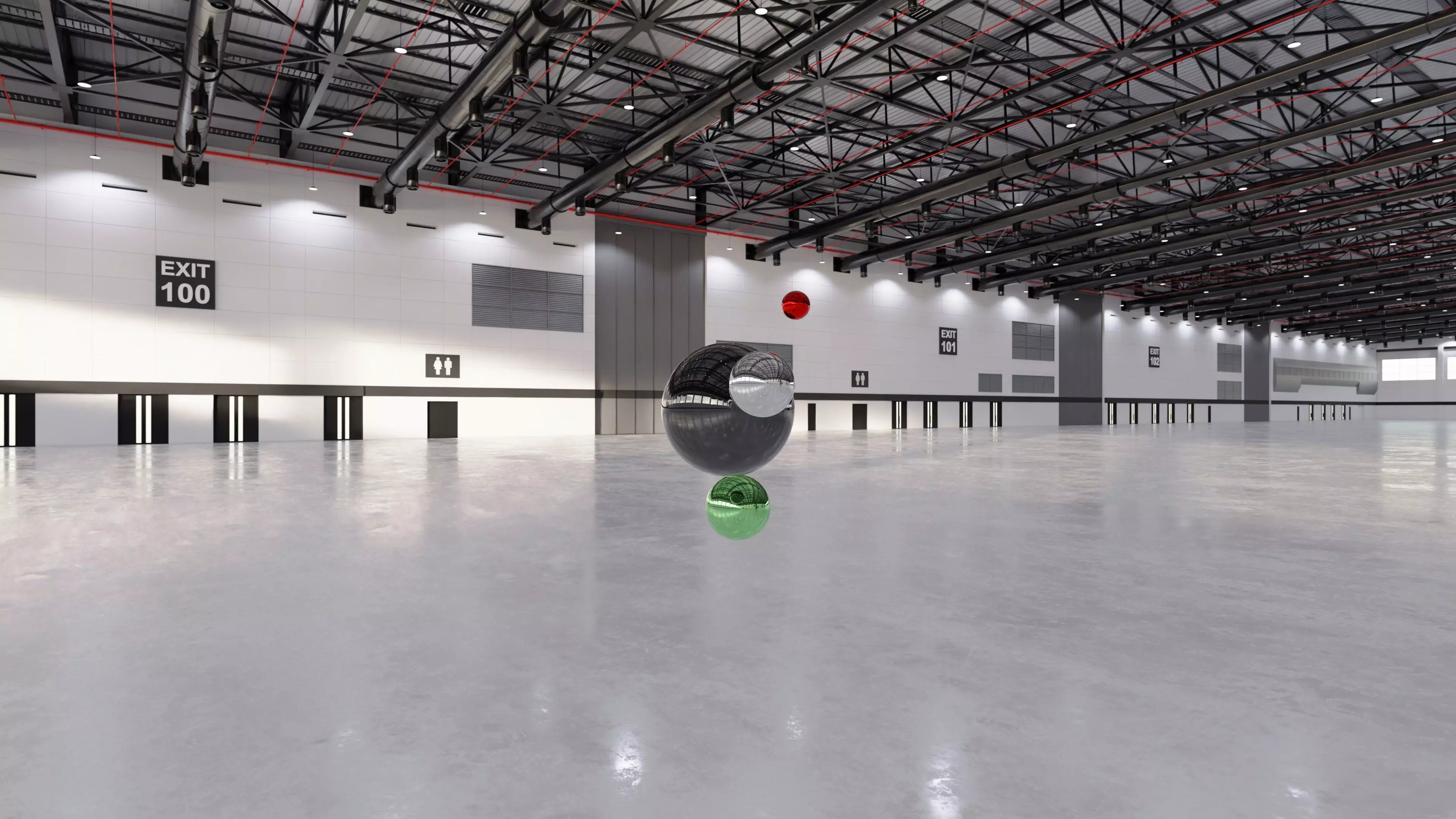 HDRI v2 - Exhibition Hall Interior 7 - 16384x8192 Texture_4