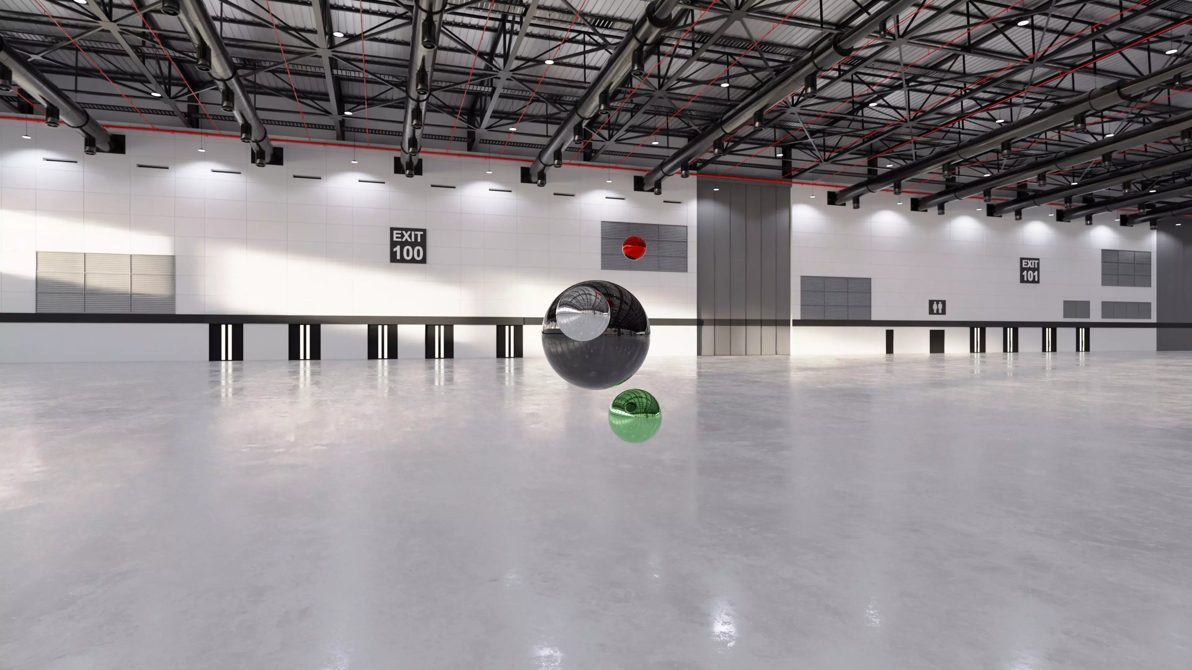 HDRI v2 - Exhibition Hall Interior 7 - 16384x8192 Texture_5