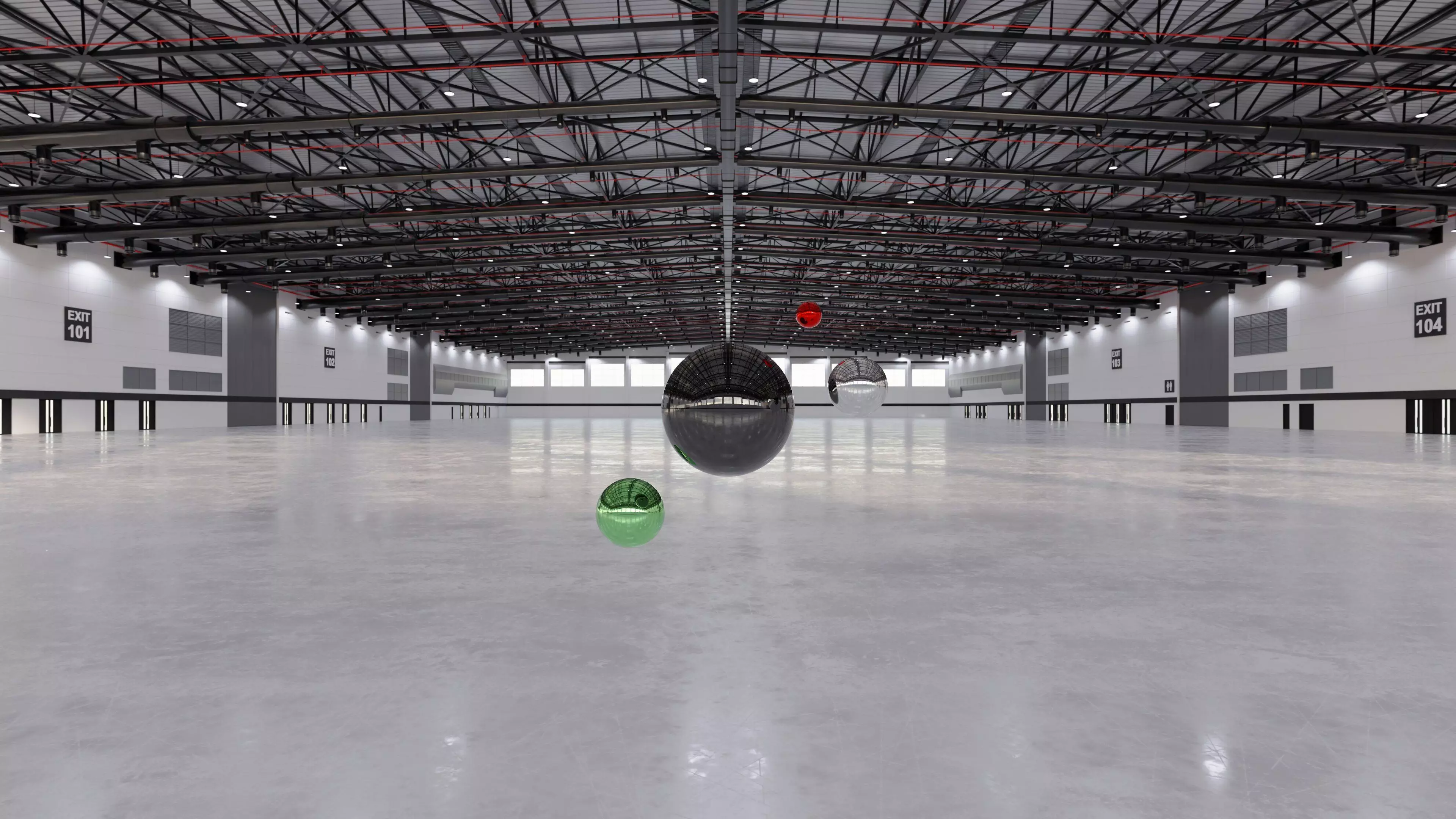 HDRI v2 - Exhibition Hall Interior 7 - 16384x8192 Texture_1