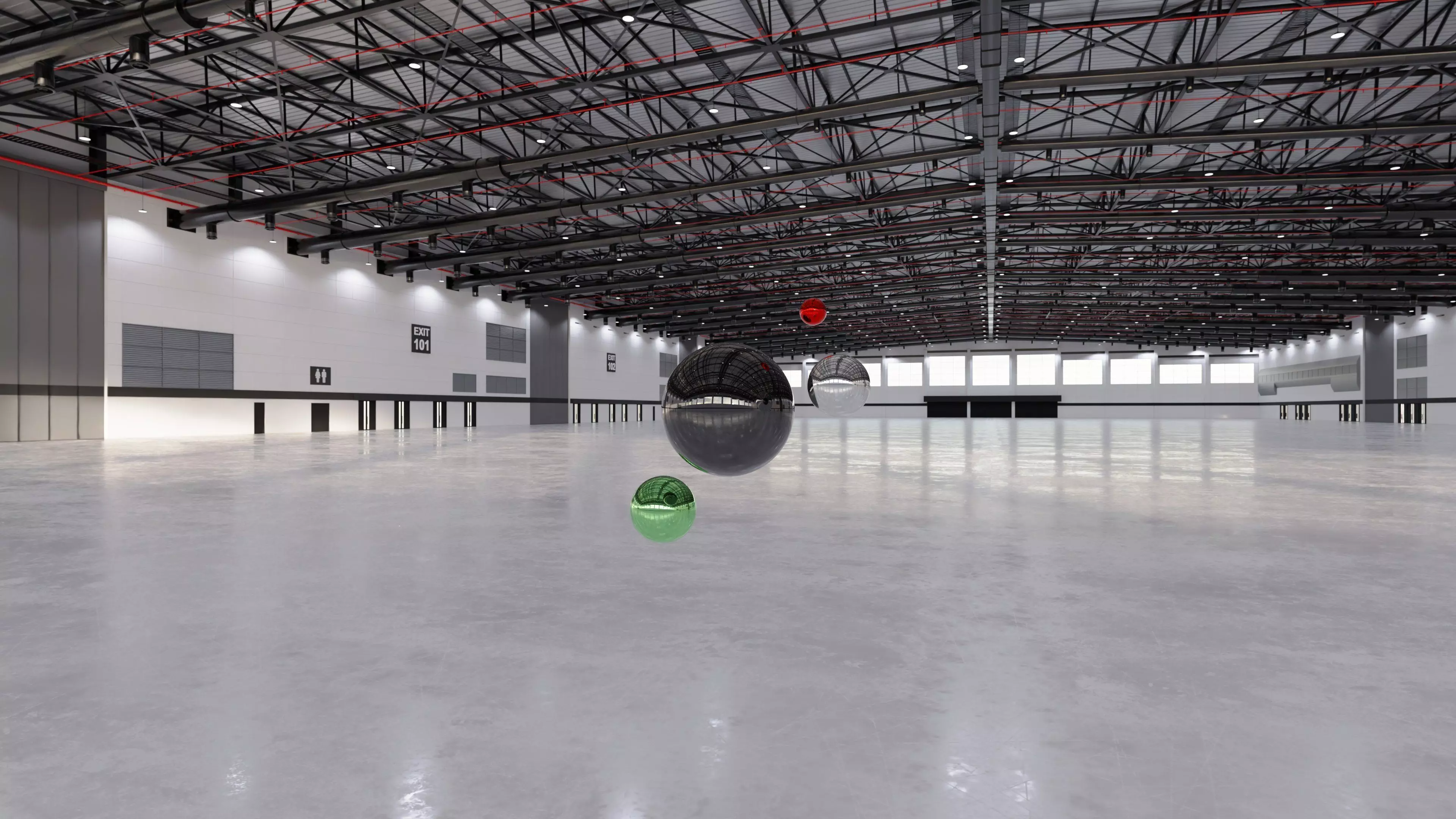 HDRI v2 - Exhibition Hall Interior 7 - 16384x8192 Texture_2